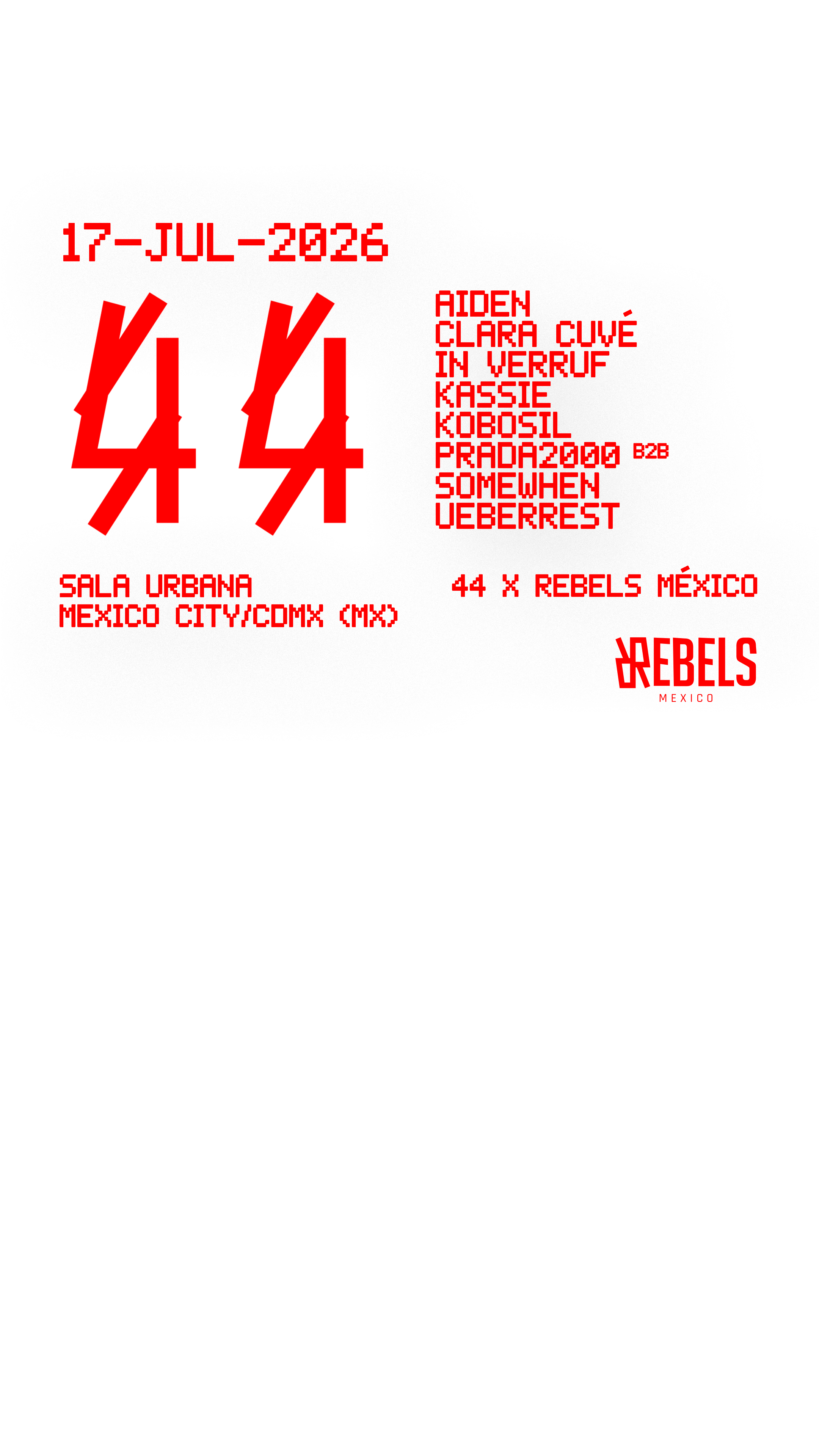 44 Label Group llega a Ciudad de México con line-up completo y lista para vibrar