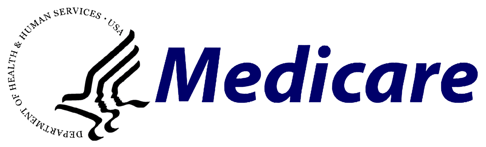 Logo of Medicare with an outline of the state of Maryland on the left.