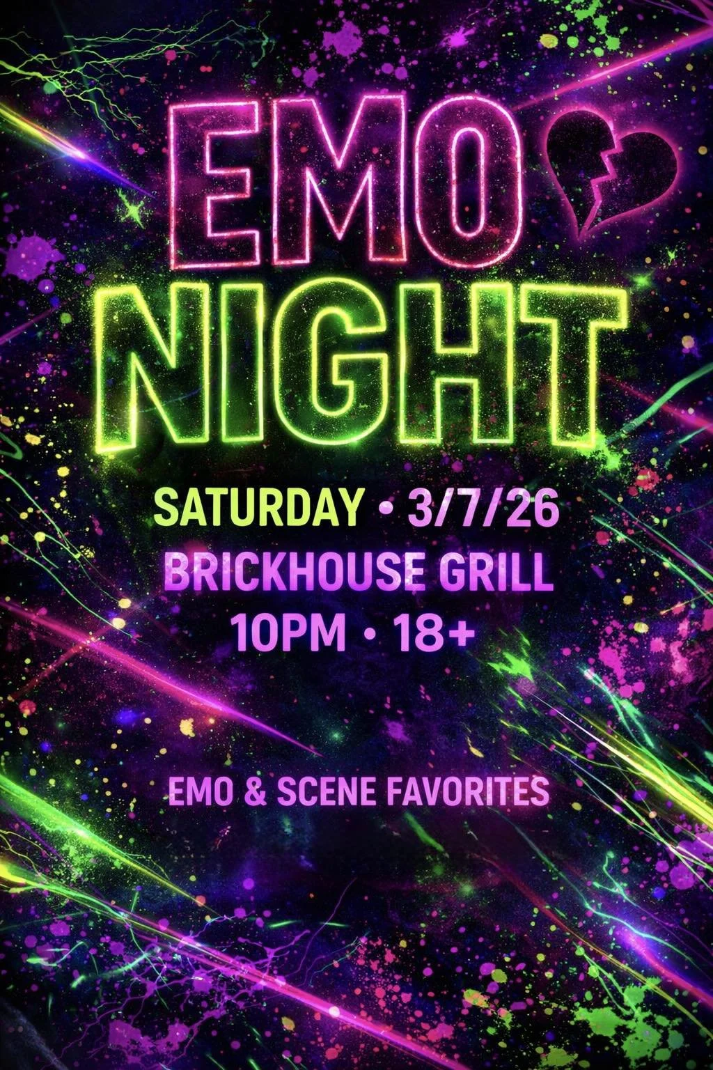 Emo Night Jonesboro