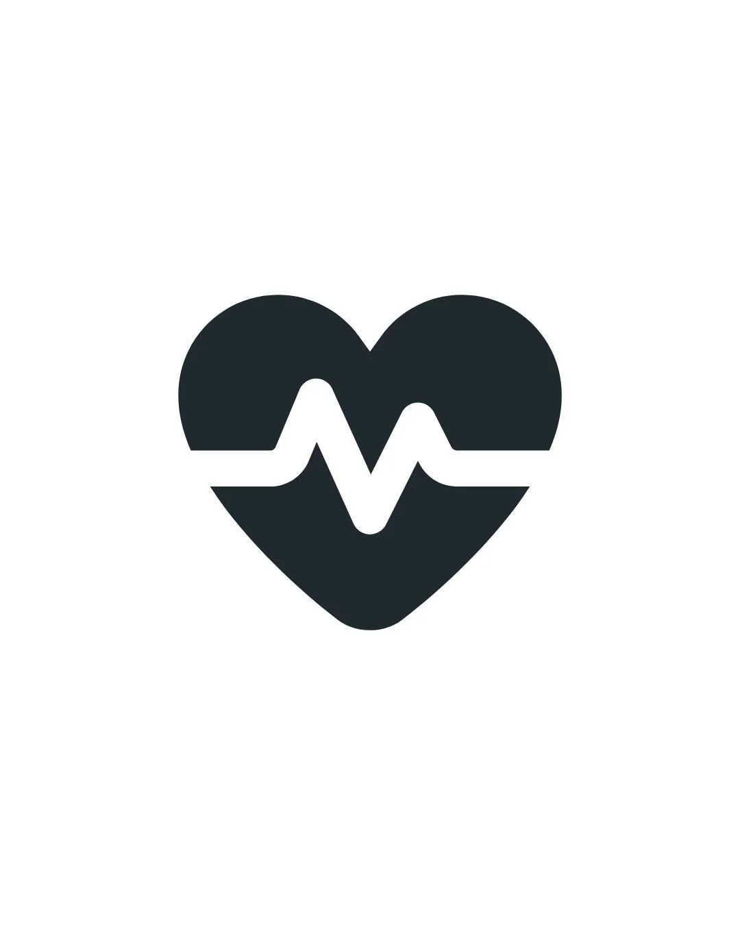 Heart with pulse icon
