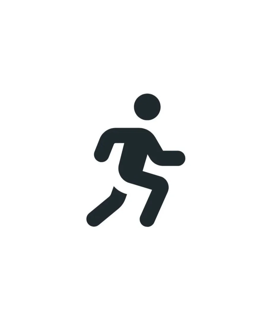 Person running icon