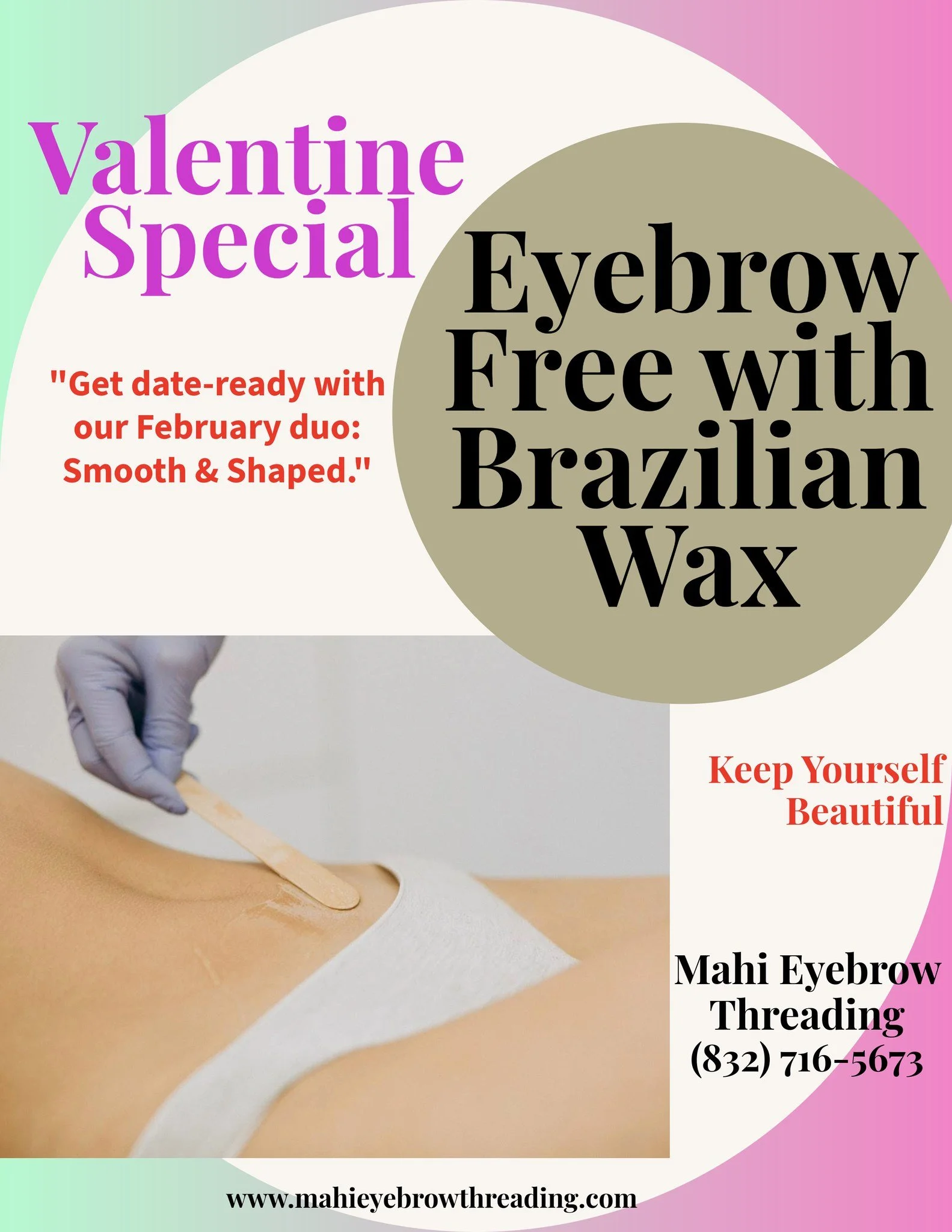 💖 Valentine Special at Mahi Eyebrow Threading 💖
