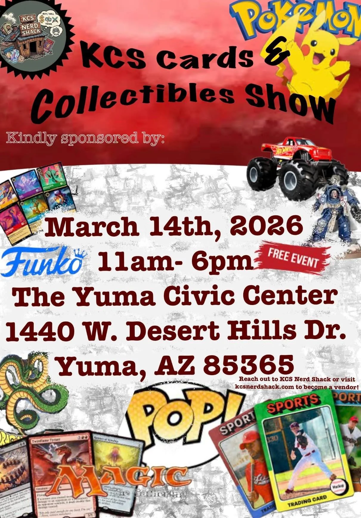 KCS Nerdshack presents cards and Collectibles Show
