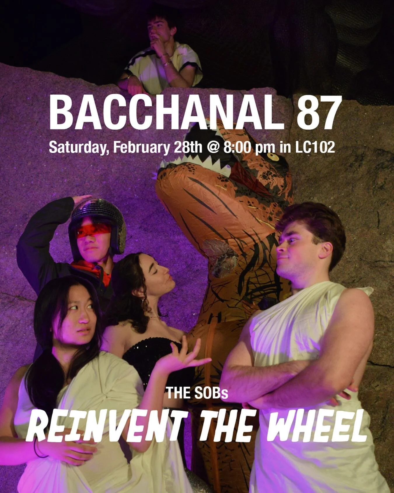 THE SOBs REINVENT THE WHEEL
&mdash;&mdash;
Come see our neos 🌟 in their final performance of the semester. Ticket link in bio.