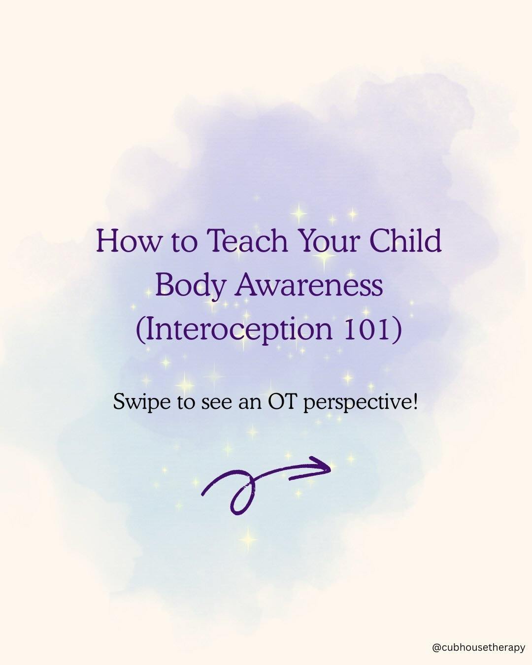 At Cubhouse, we look beyond behaviour and focus on what your child&rsquo;s body is trying to say 💜

Body awareness (interoception) is the foundation for:
🚽 Toileting
💛 Emotional regulation
🧠 Self-awareness

If a child can&rsquo;t feel their body 