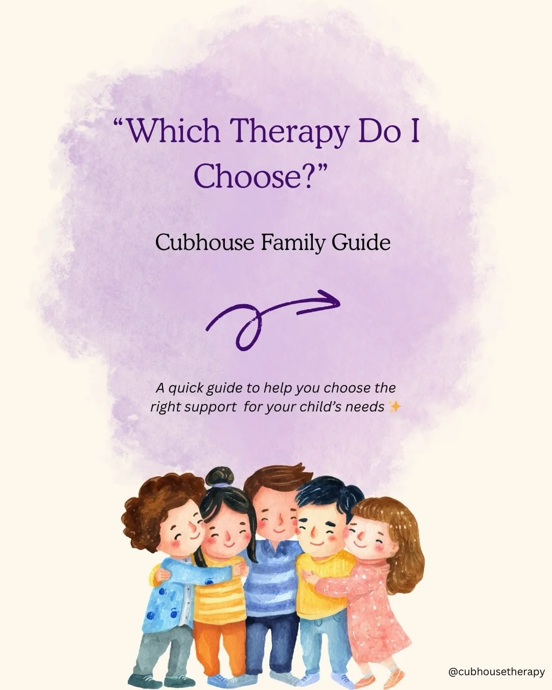 Not sure which therapy to choose? 💜

Many families come to us feeling unsure &mdash;
Is it OT? Speech? Psychotherapy? Something else?

The truth is, every child is different.
And sometimes, it&rsquo;s not just one service, it&rsquo;s the right combi