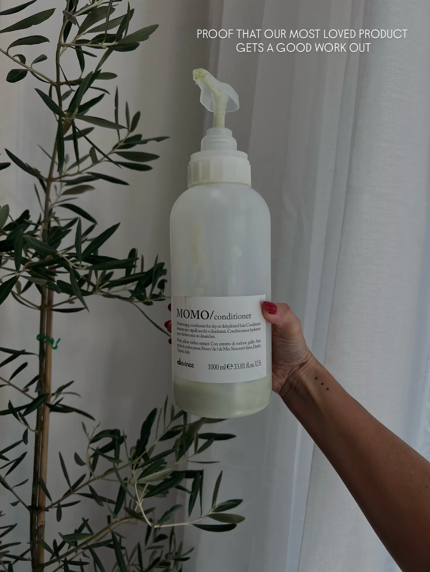 Lesson learnt. Order more Momo next month! 😅
Have you got yours yet?! It&rsquo;s dreamy! Shop through our online store for free shipping - or snap some up at your next appointment! 

#davines #hairproductsthatwork #healthyhairjourney #melbourne