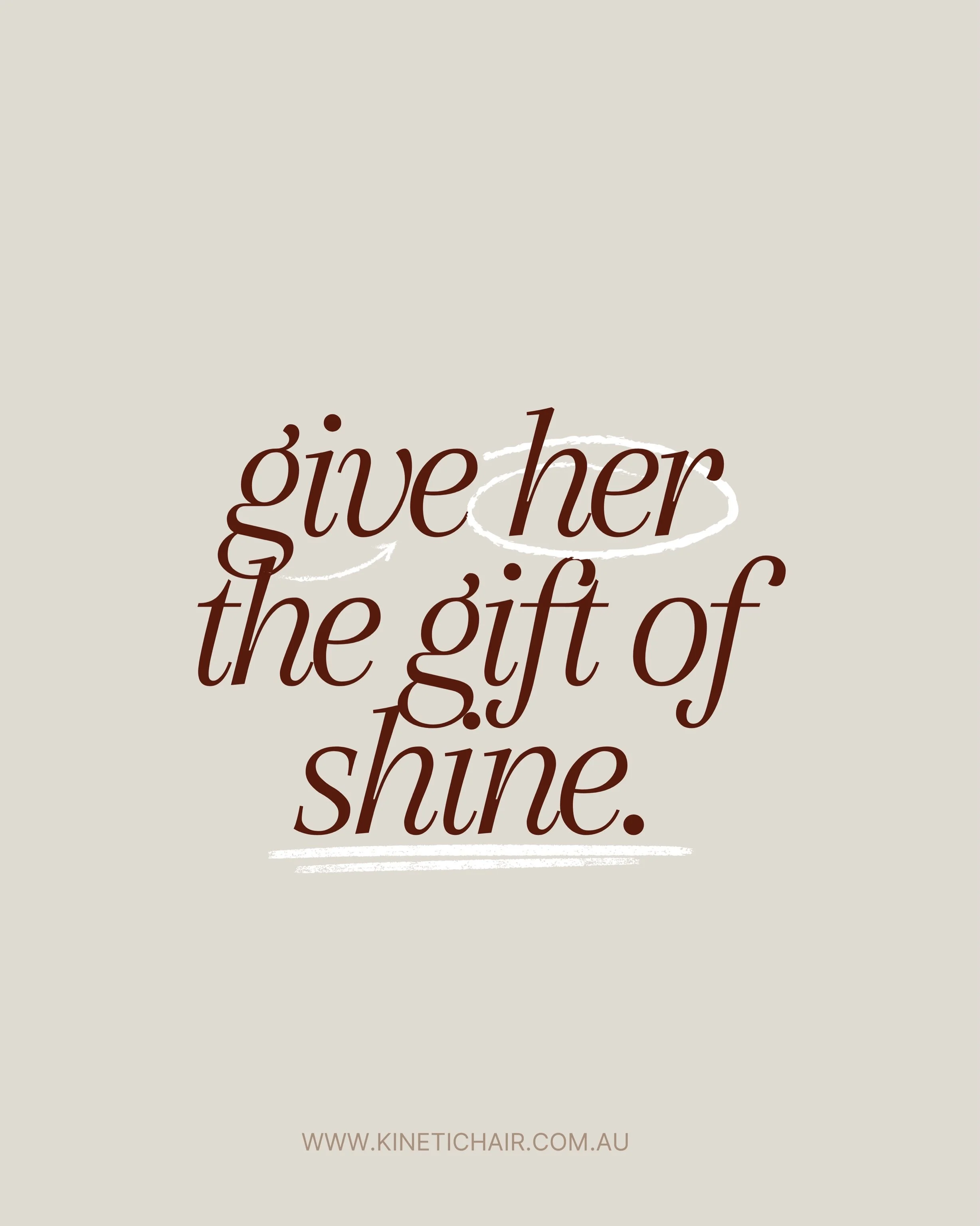 Stuck on what gifts to get that special woman in your life? Give her the gift of shine. Introducing the Gloss Edit ✨

Experience Our Luminous Glass Hair Ritual!

Step 1: Begin with a purifying detox cleanse and gentle scalp exfoliation, followed by a
