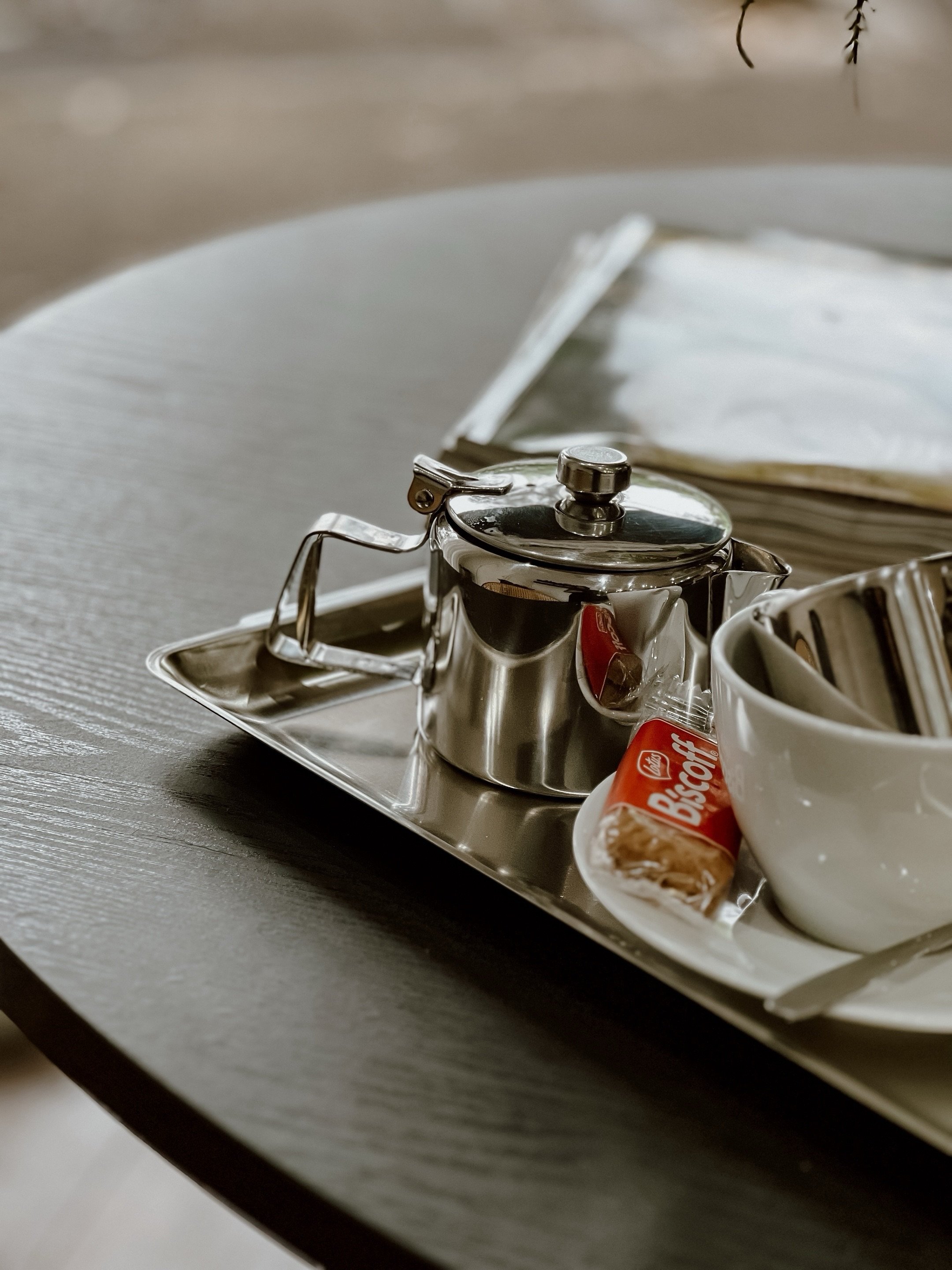 Little extra details from our complimentary drinks menu is just, fun. You can&rsquo;t go wrong with @biscoff 😍🤎