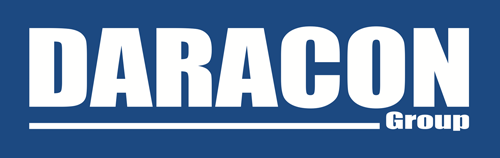 DARACON Group logo in white text on a blue background