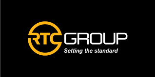 RTC Group logo with the slogan 'Setting the standard' on a black background