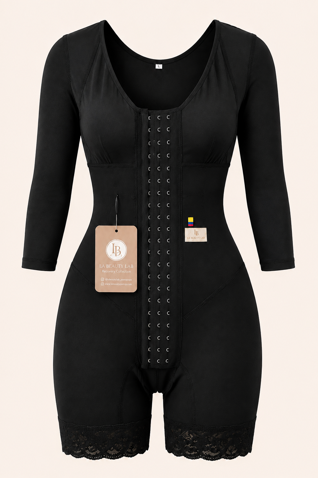 The Full Sculpt | Stage 2 Colombian Faja with Bra + Sleeves