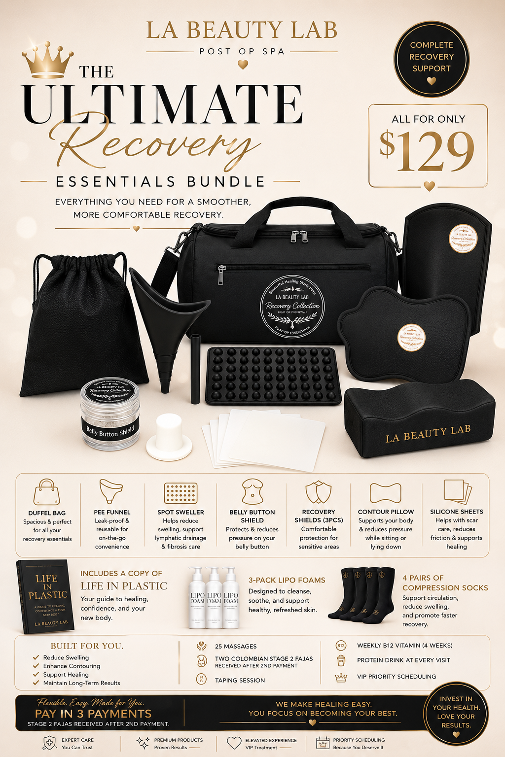 La Beauty Lab Recovery Essentials Kit