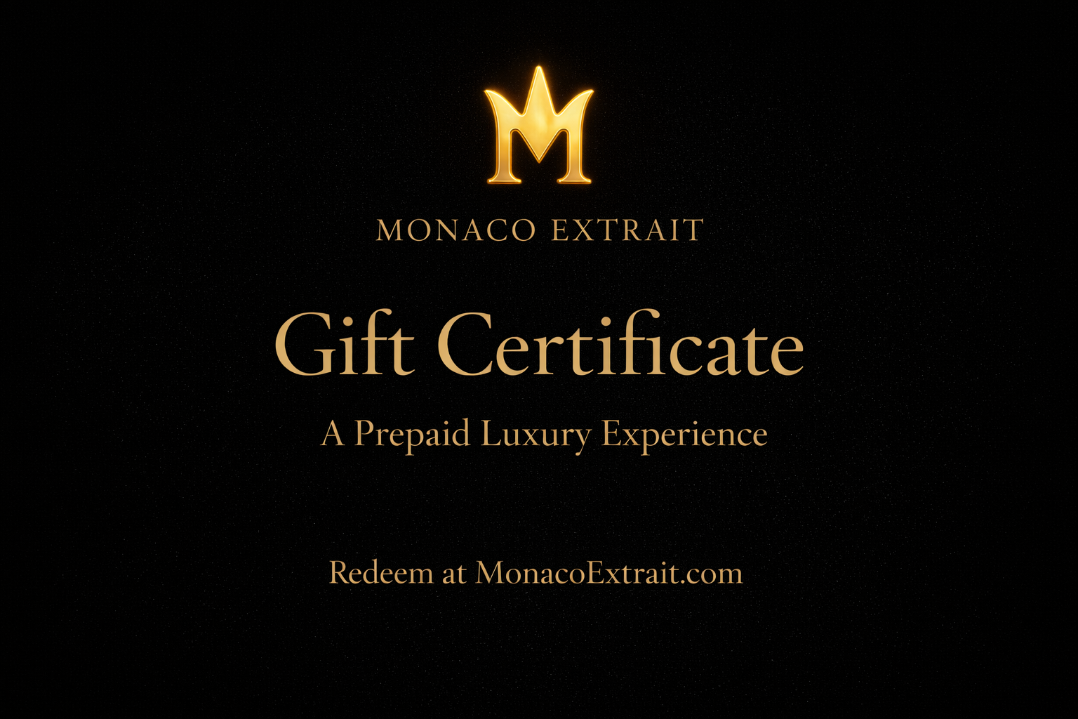 Monaco Extrait Gift Card