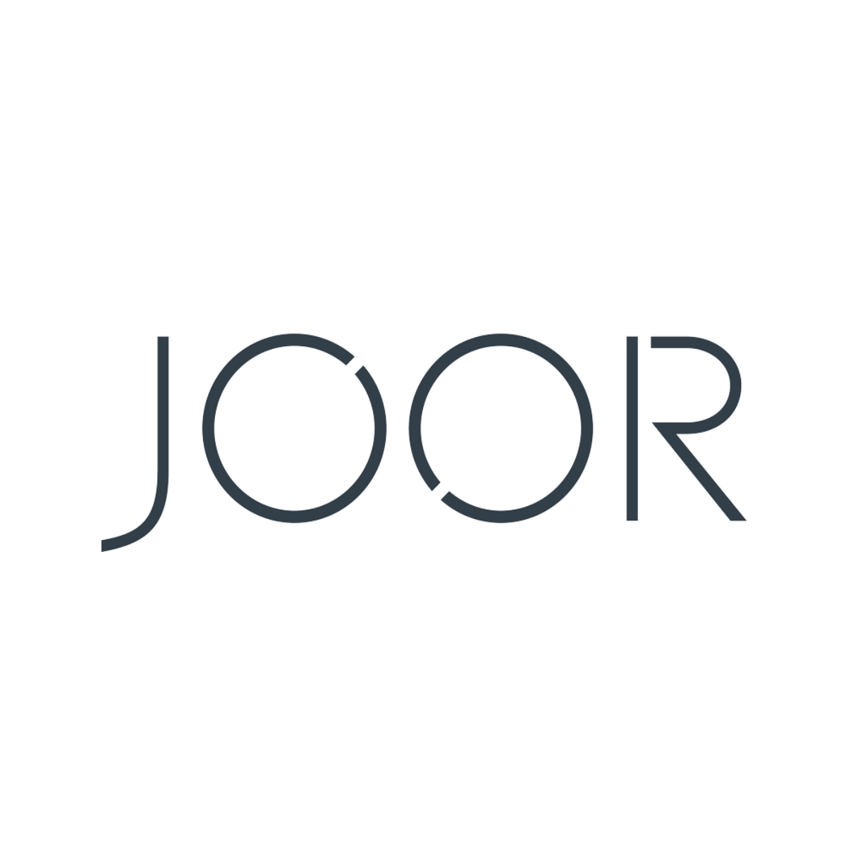 The word "Joor" written in a modern, minimalist font with a dashed line style.