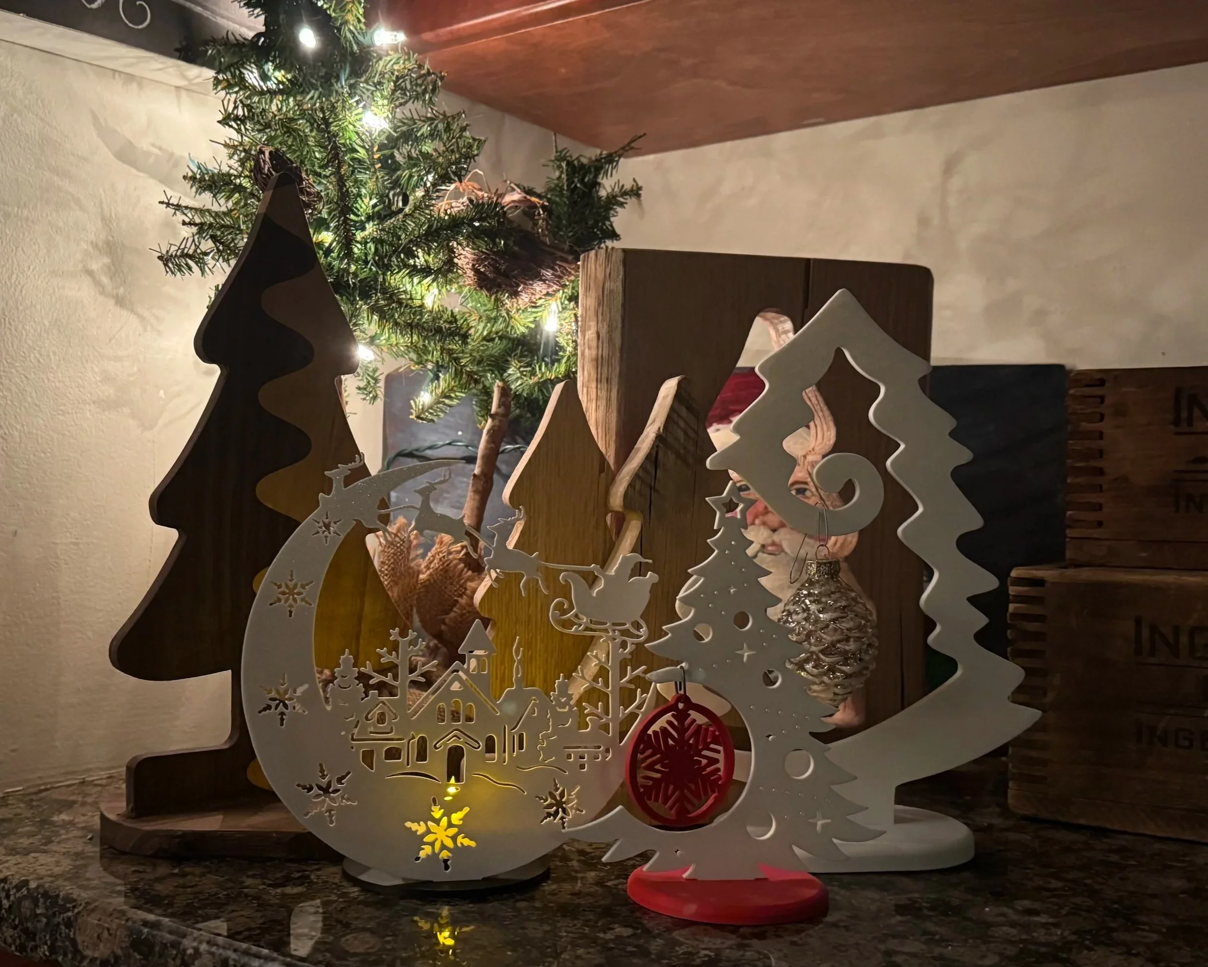 Bambu Lab 3D-Printed Ornaments