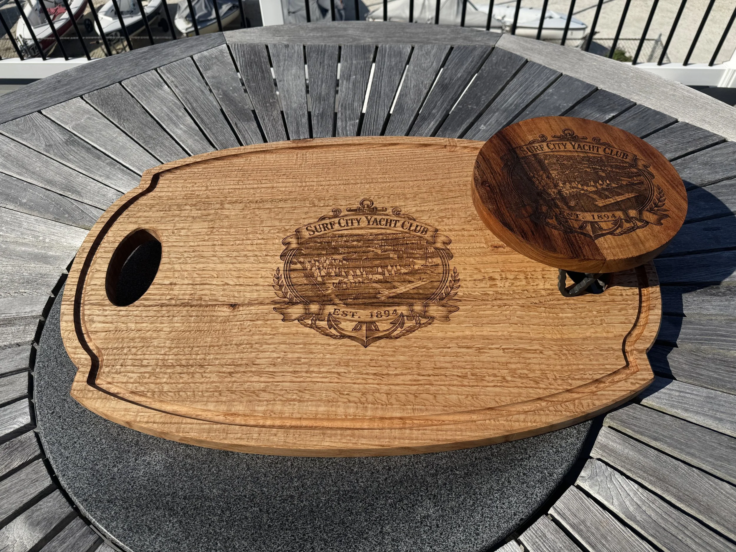 From the Bench: SCYC Quartersawn White Oak Presentation Board