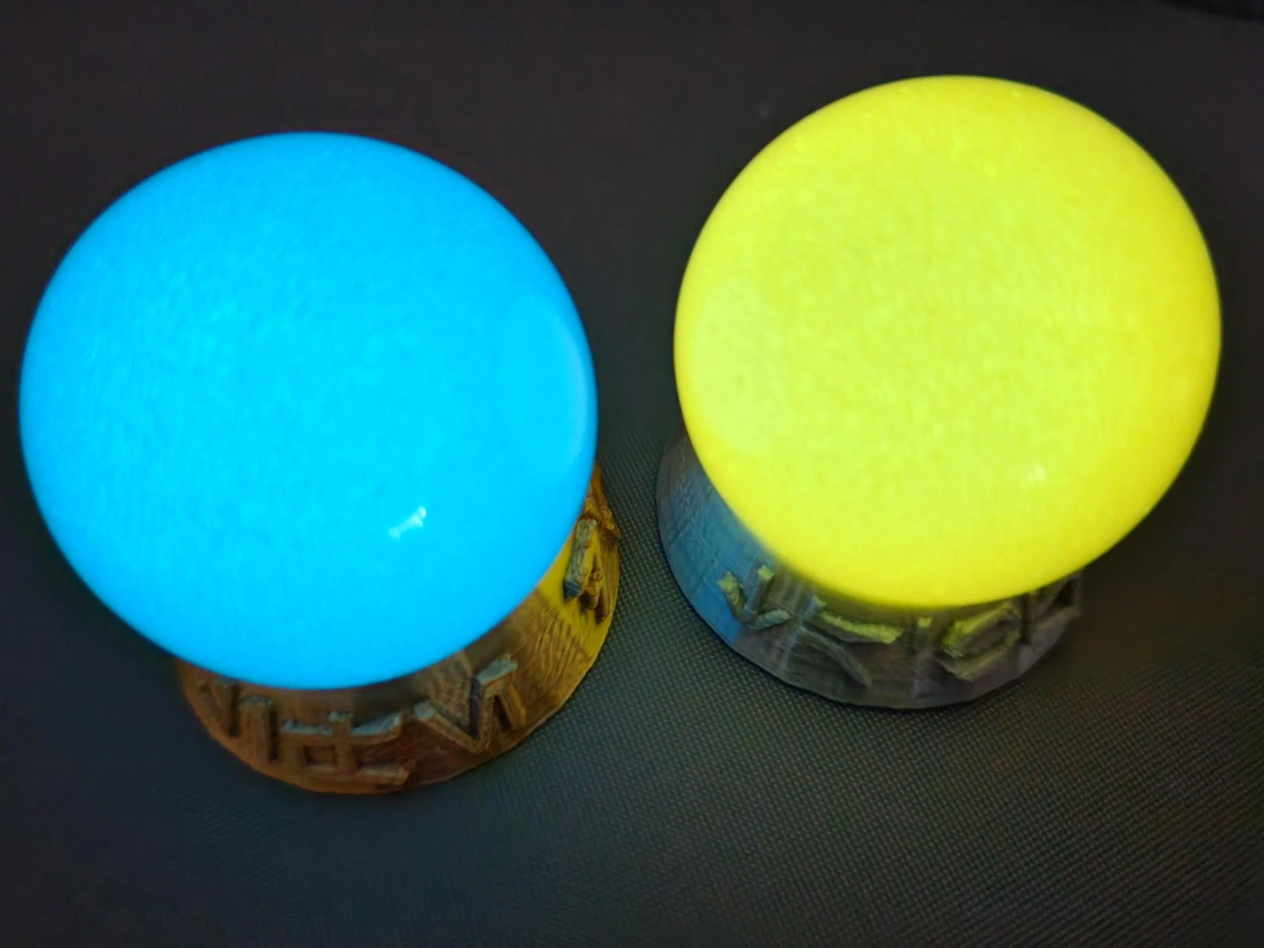 UV Glowing Life Day Orbs