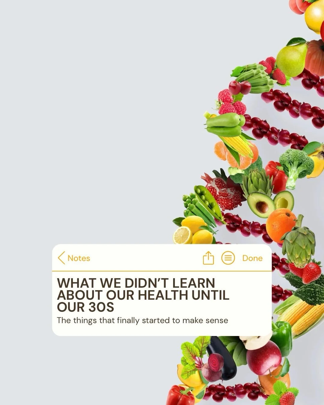 We hear this all the time,
&ldquo;I thought feeling this way was just part of getting older.&rdquo;

The truth is, a lot of us weren&rsquo;t given the full picture when it comes to our health. Especially in our 30s, when things start to shift and we&