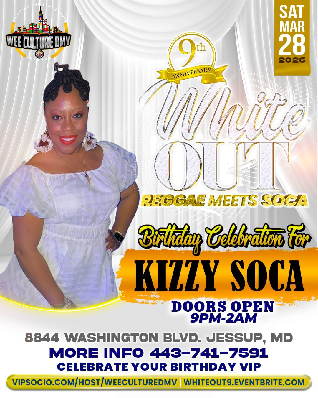 White Out: 9th Anniversary: Reggae Meets Soca