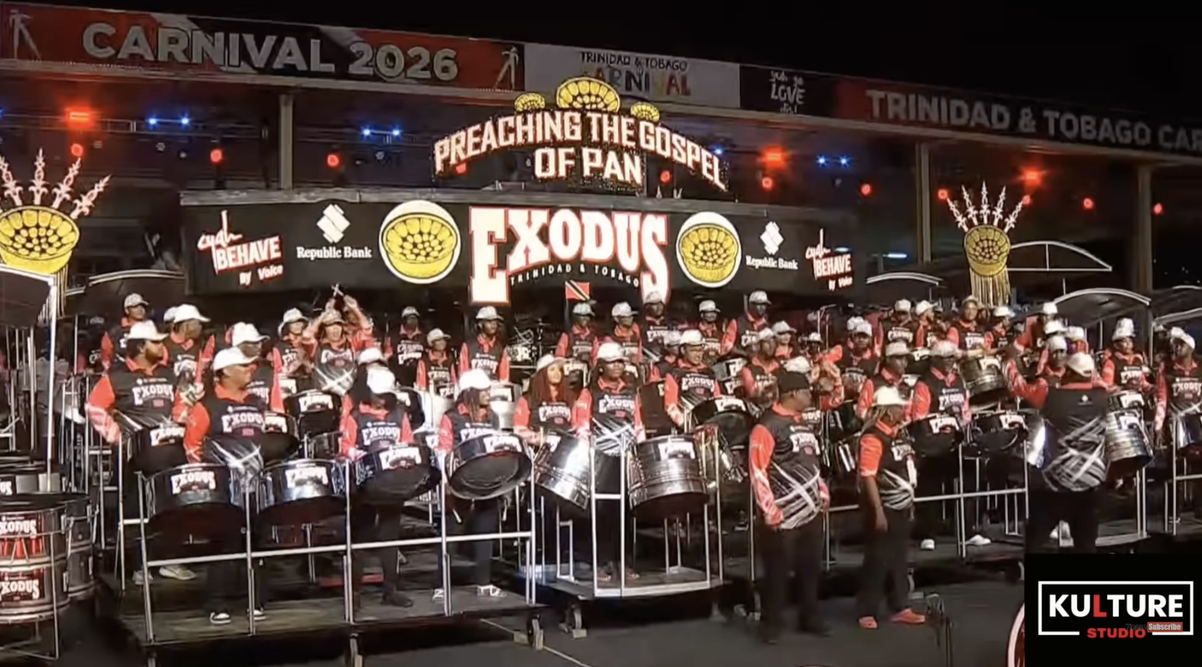 Congratulations: Republic Bank Exodus Cyah Behave National Large Band Panorama Finals 2026 Trinidad Carnival