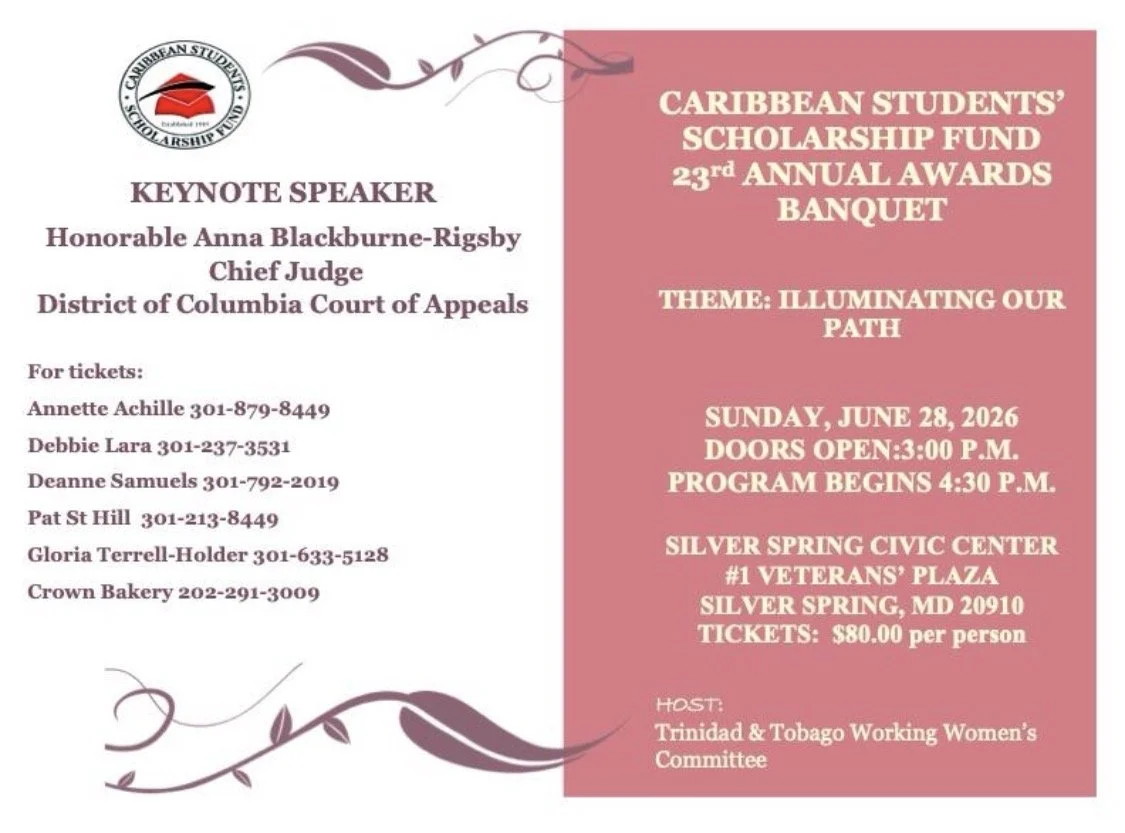 Caribbean Students Scholarship Fund Awards Banquet
