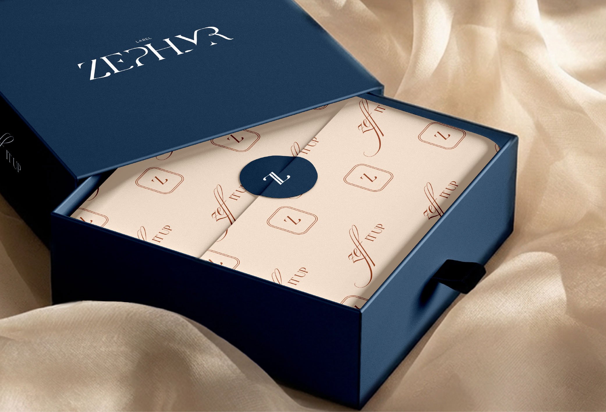 Modern brand identity and packaging design for an artisanal jewelry business that promotes craftsmanship.