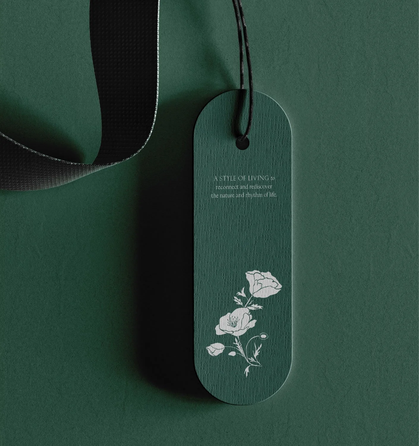 Floral illustration design for a yoga studio in Brisbane, Australia that encourages daily movement.