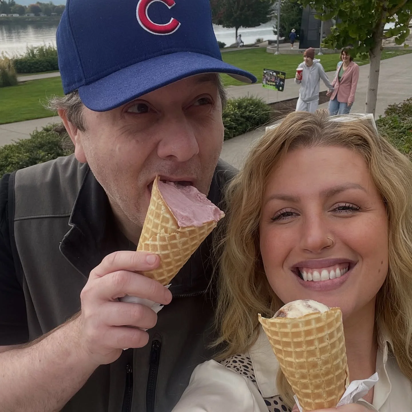 15 years 🤭 and I still like getting ice cream with you&hellip;even though we pay dearly for the dairy now 😂 Cheers to this patron of the arts! Love you, Johnny 😘