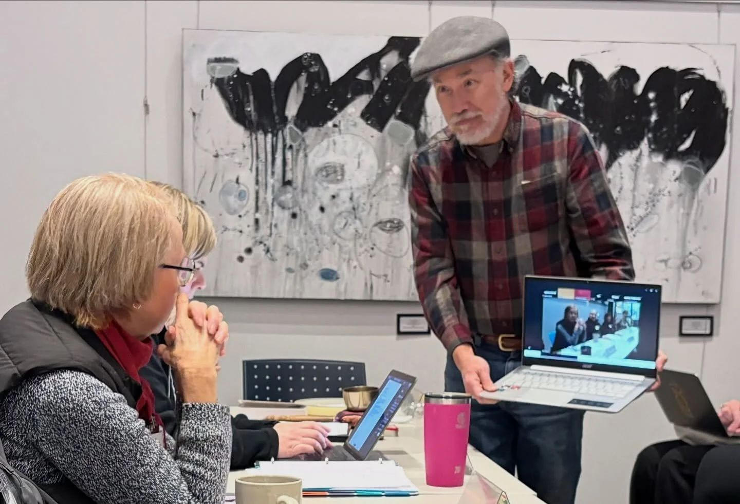 Tonight&lsquo;s meeting featured a temporary venue change and we filled up the room at the library with a strong member turnout. We were also excited to welcome four new attendees.
Our guest speaker, Mary Kay Lamoureaux, Executive Director of Ridgefi