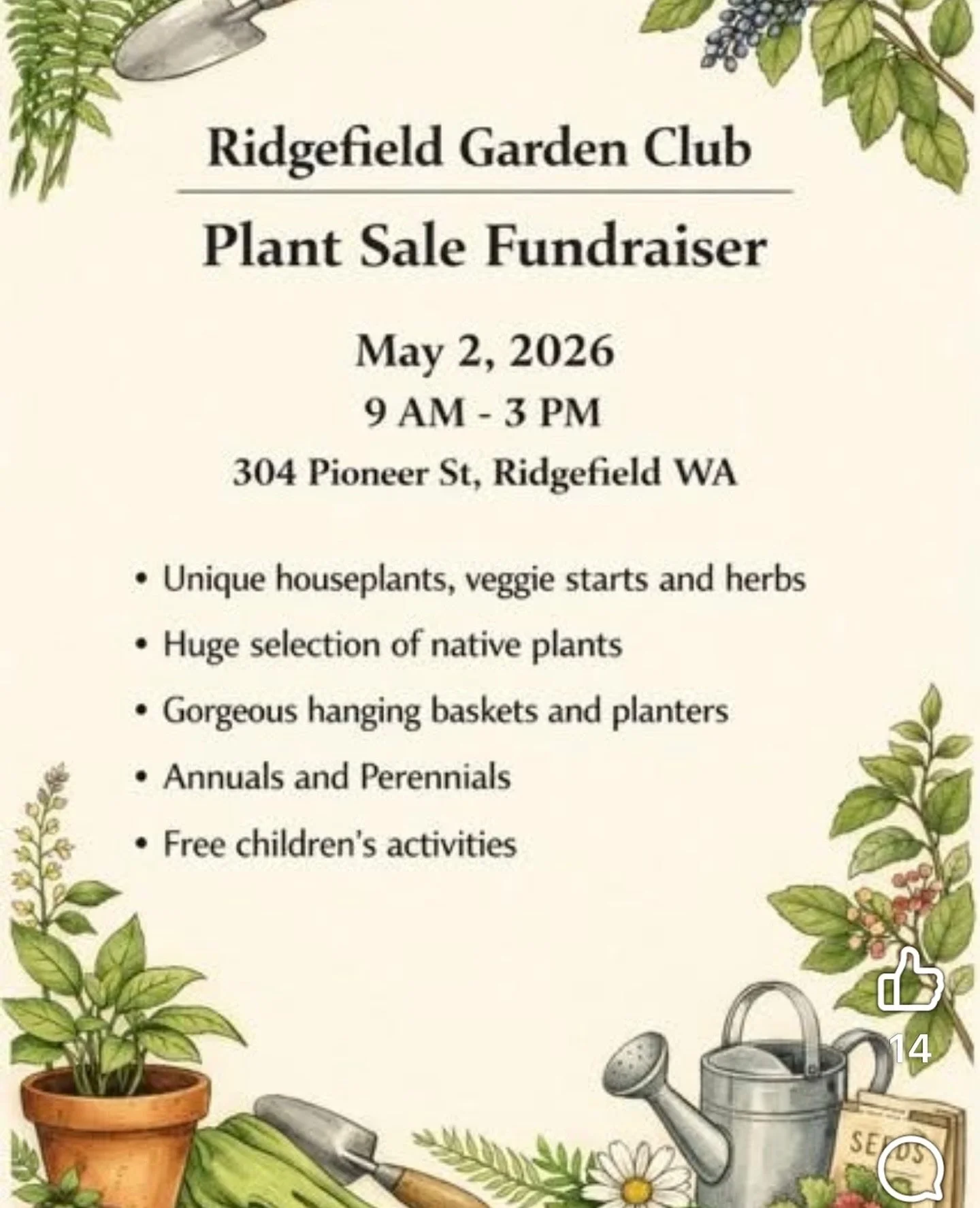 A little art, a lot of plants, and a really good cause! The Ridgefield Garden Club, and the Ridgefield Art Association are coming together for a good old-fashioned plant sale, inside our historical Greeley Building! This event will be full of local c
