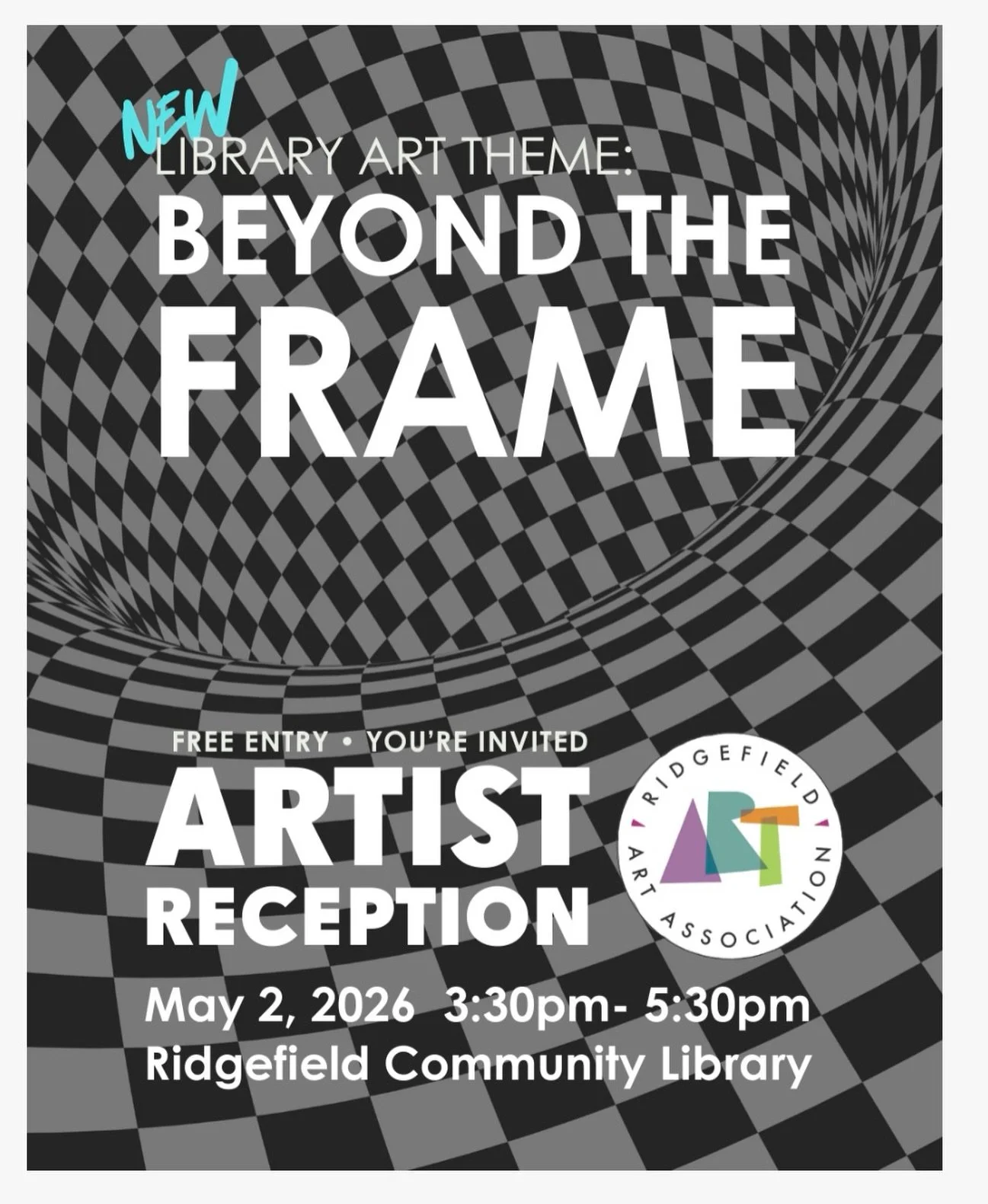 Our very next artist reception is just eight days away! On May 2, please join the Ridgefield Art Association from 3:30 to 5:30 PM at the Ridgefield Community Library for an evening full of art, refreshments, conversations, and community. Our theme th