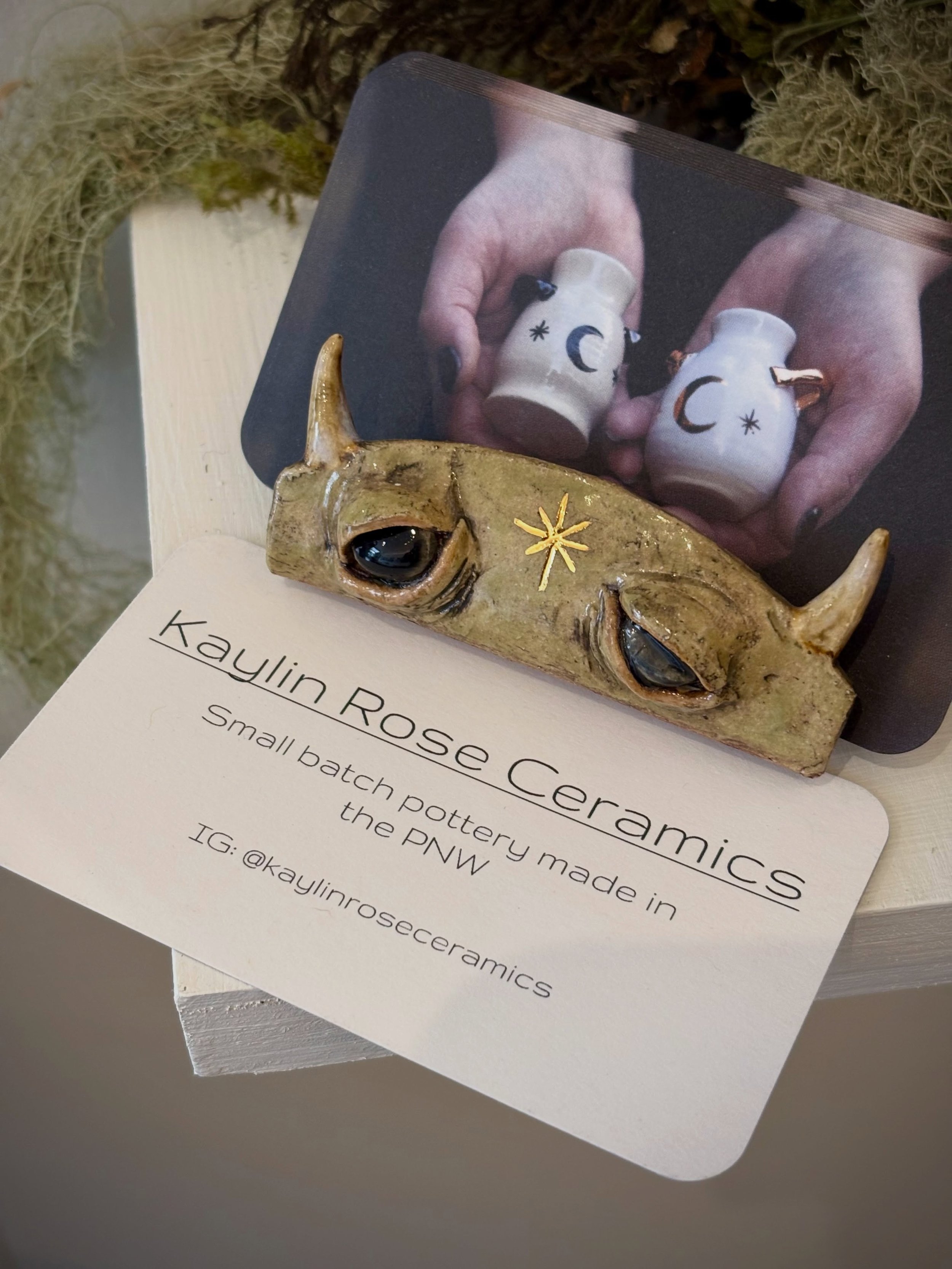 A curious gathering has taken place at the gallery! 
Tiny tails, funny little wings, and a few curious backsides. 
These clay creatures are feeling a bit shy, so you will have to come and meet them in person to see their faces. Who do you think is hi