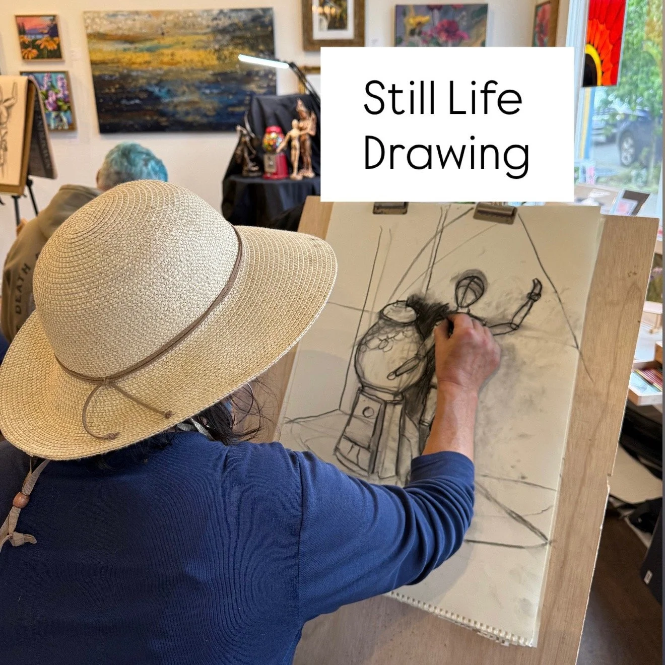 Still Life Drawing for All by member Chris Mendoza 