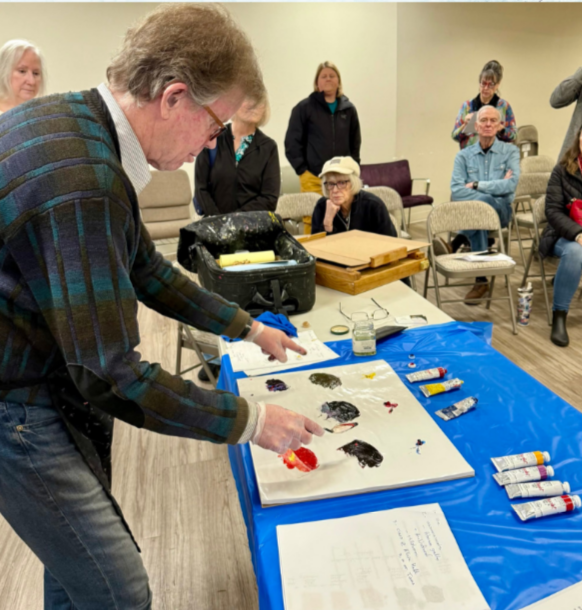 FREE Color Mixing Demo with Christopher B Mooney sponsored by RAA