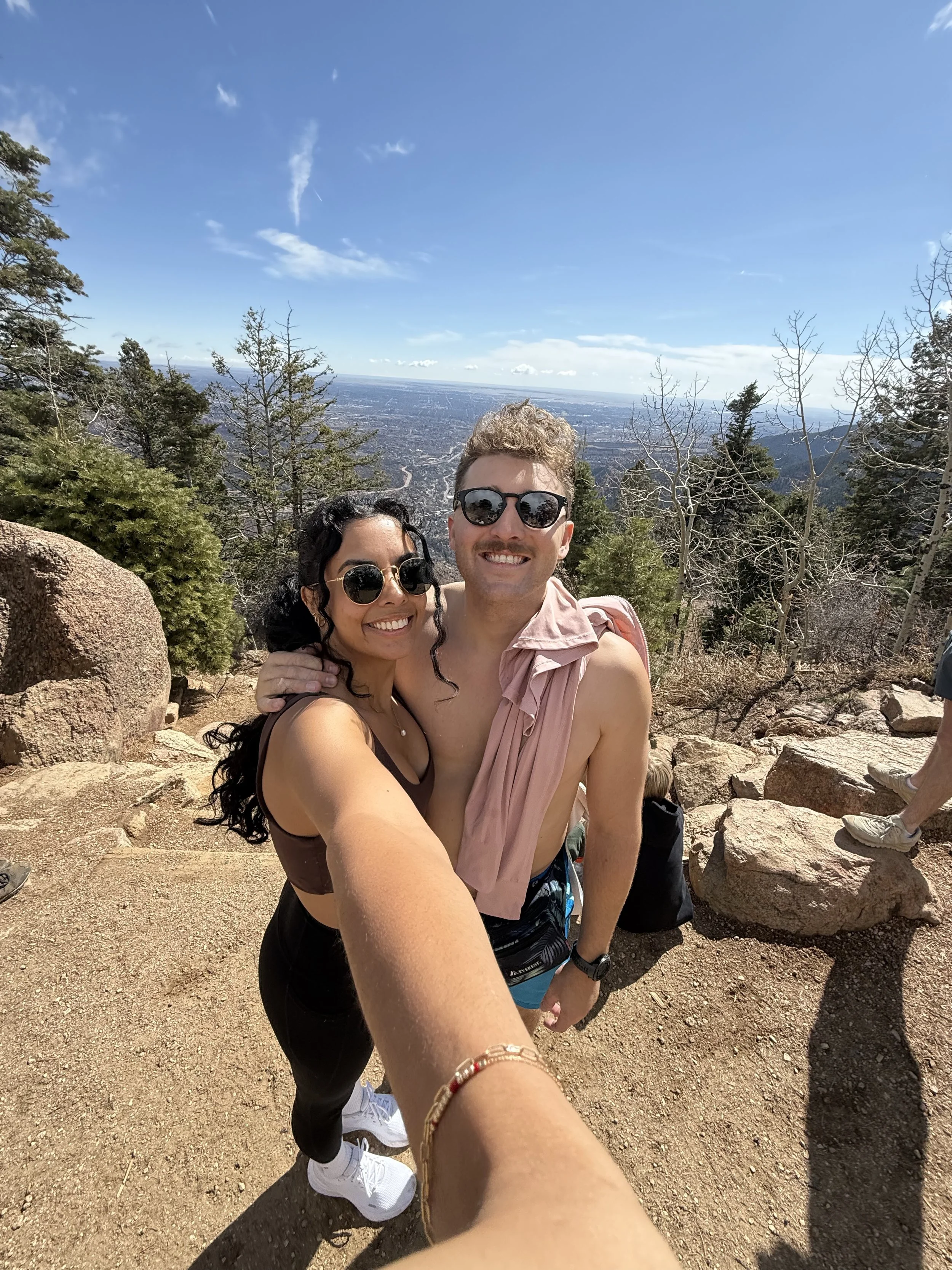 Our first time doing the Manitou Incline together