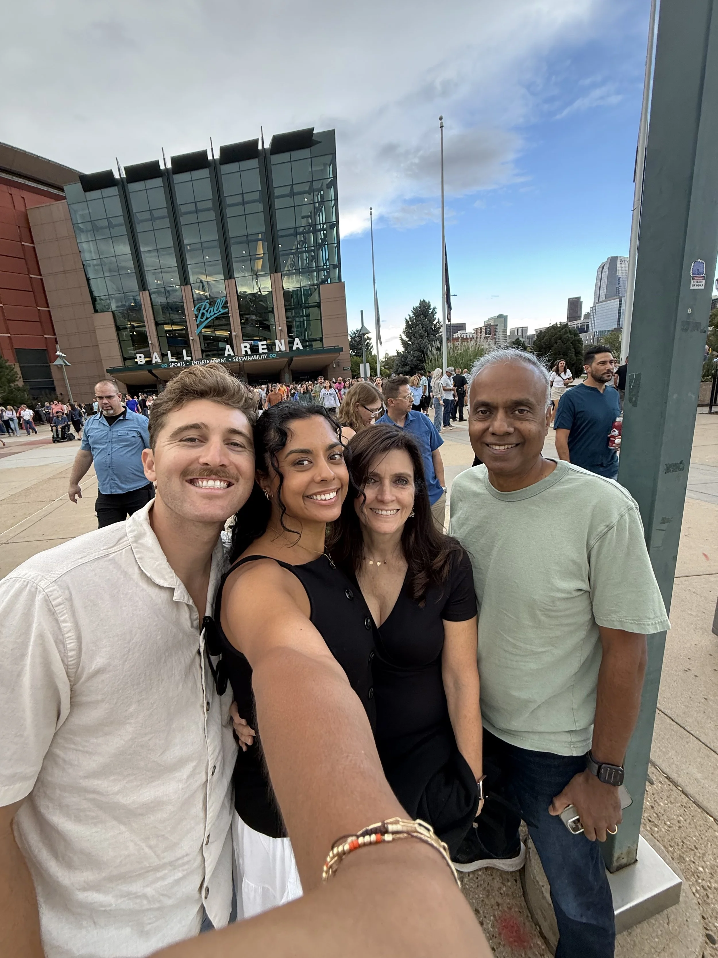 Double date with Christina’s parents to see Nate Bargatze in Denver