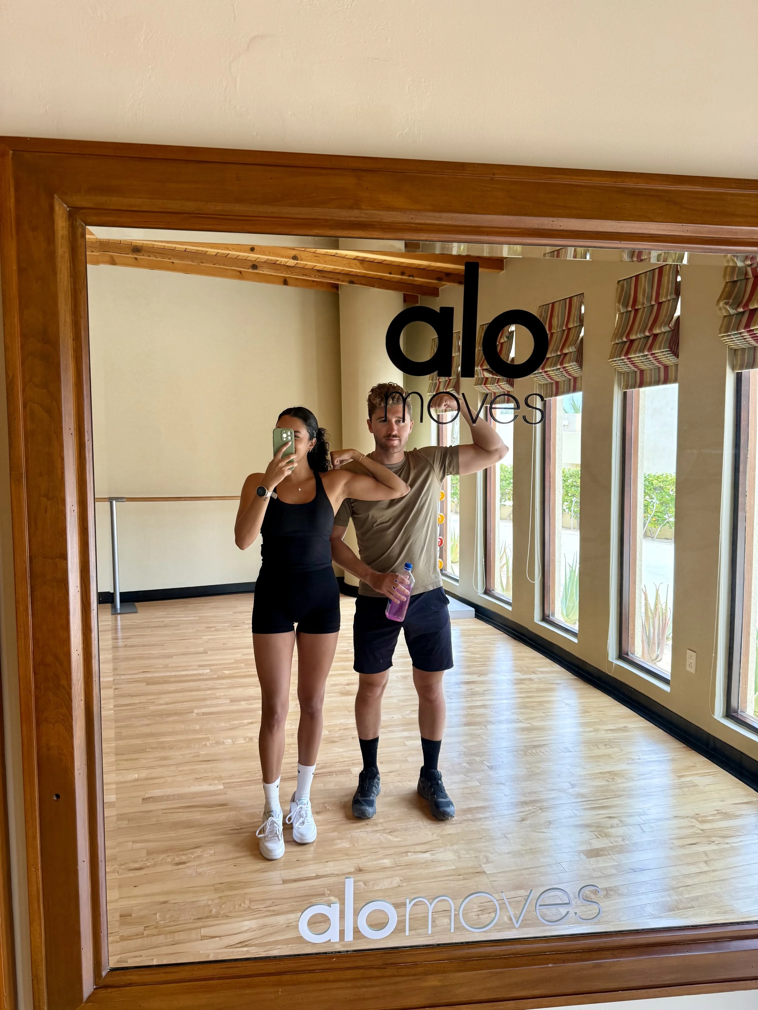 Gym time in Cabo San Lucas, Mexico