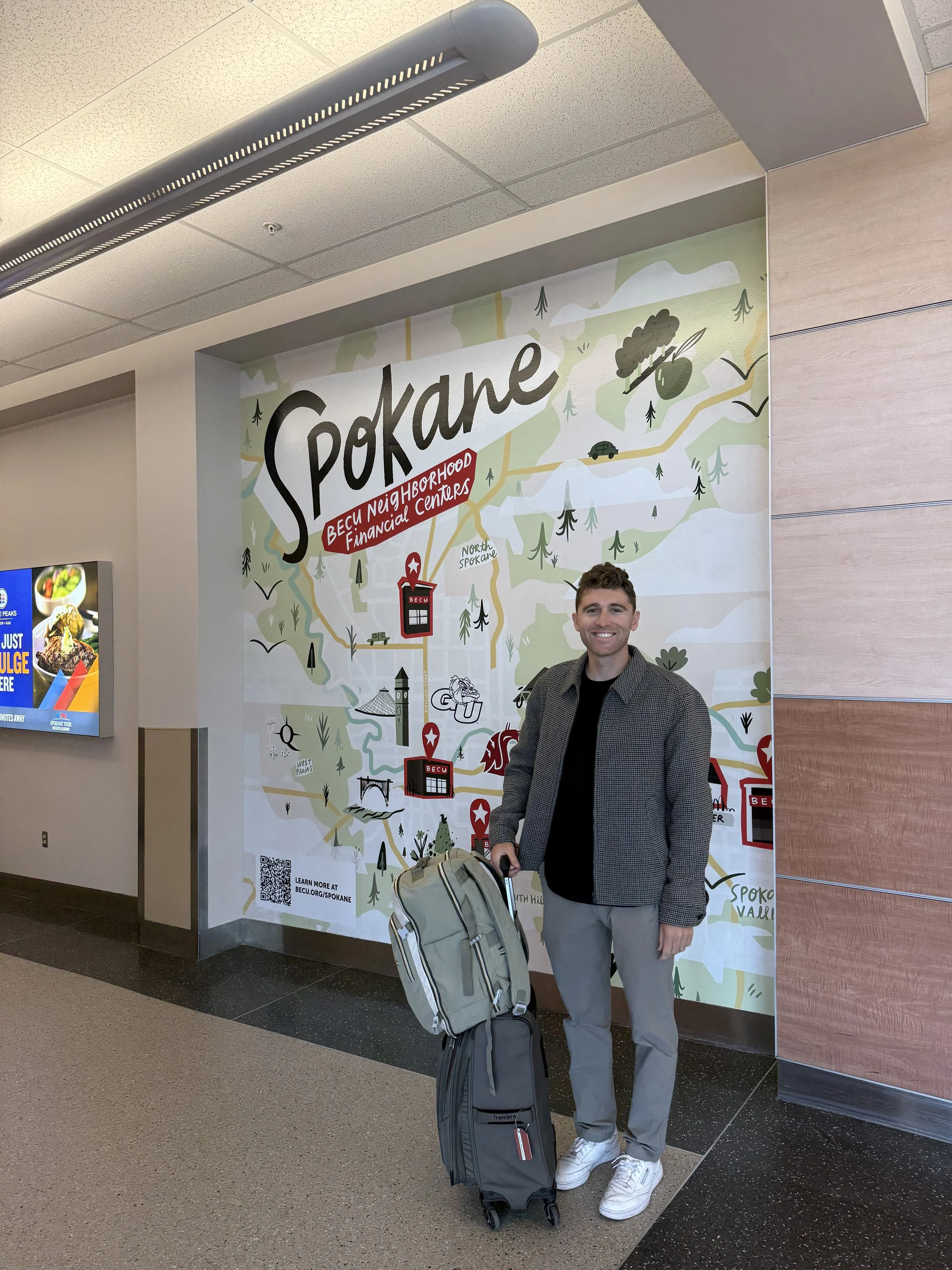 Our first time in Spokane, March 2026, to spend a few days house hunting
