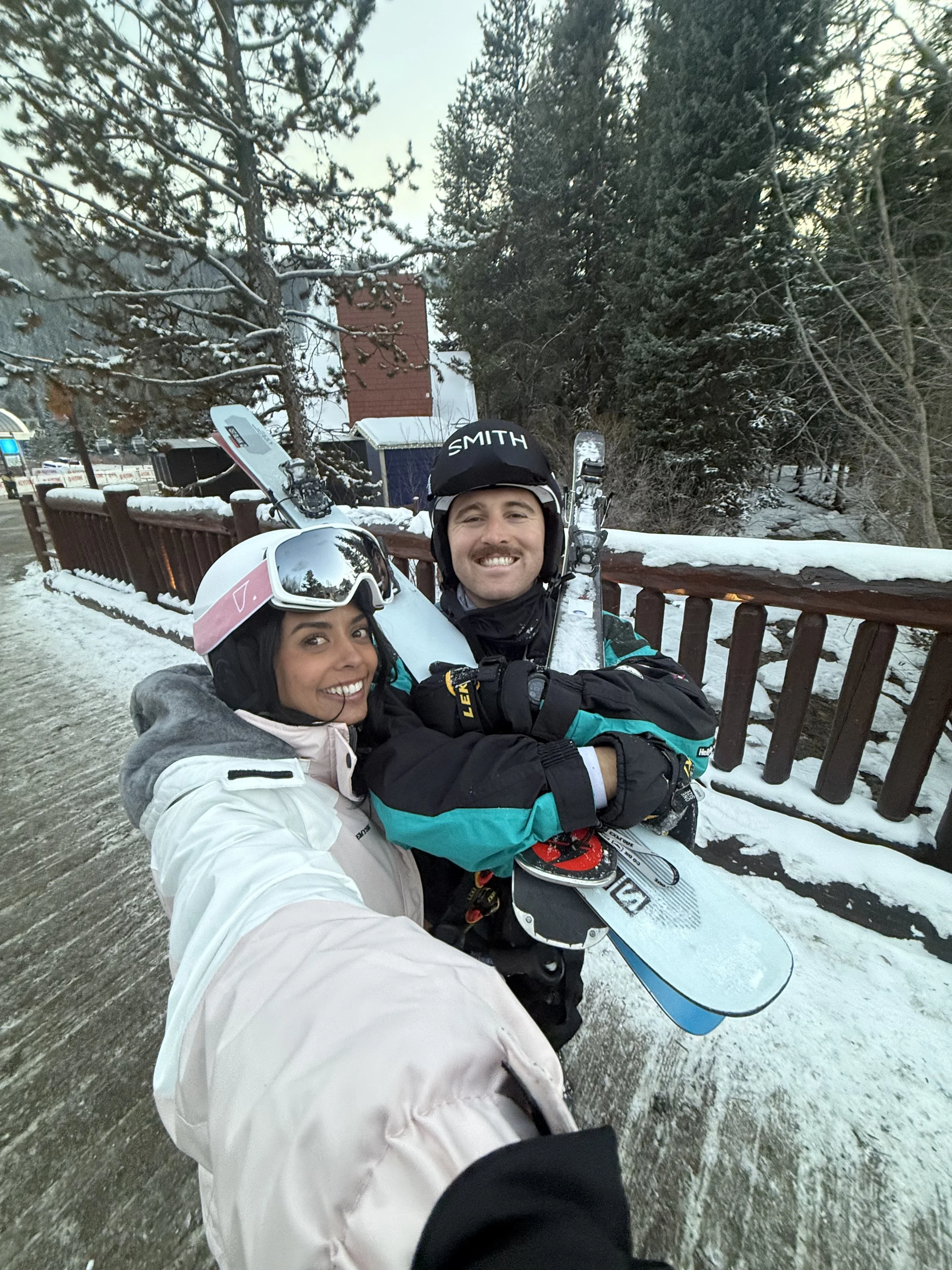 Second in-person date, skiing in Keystone