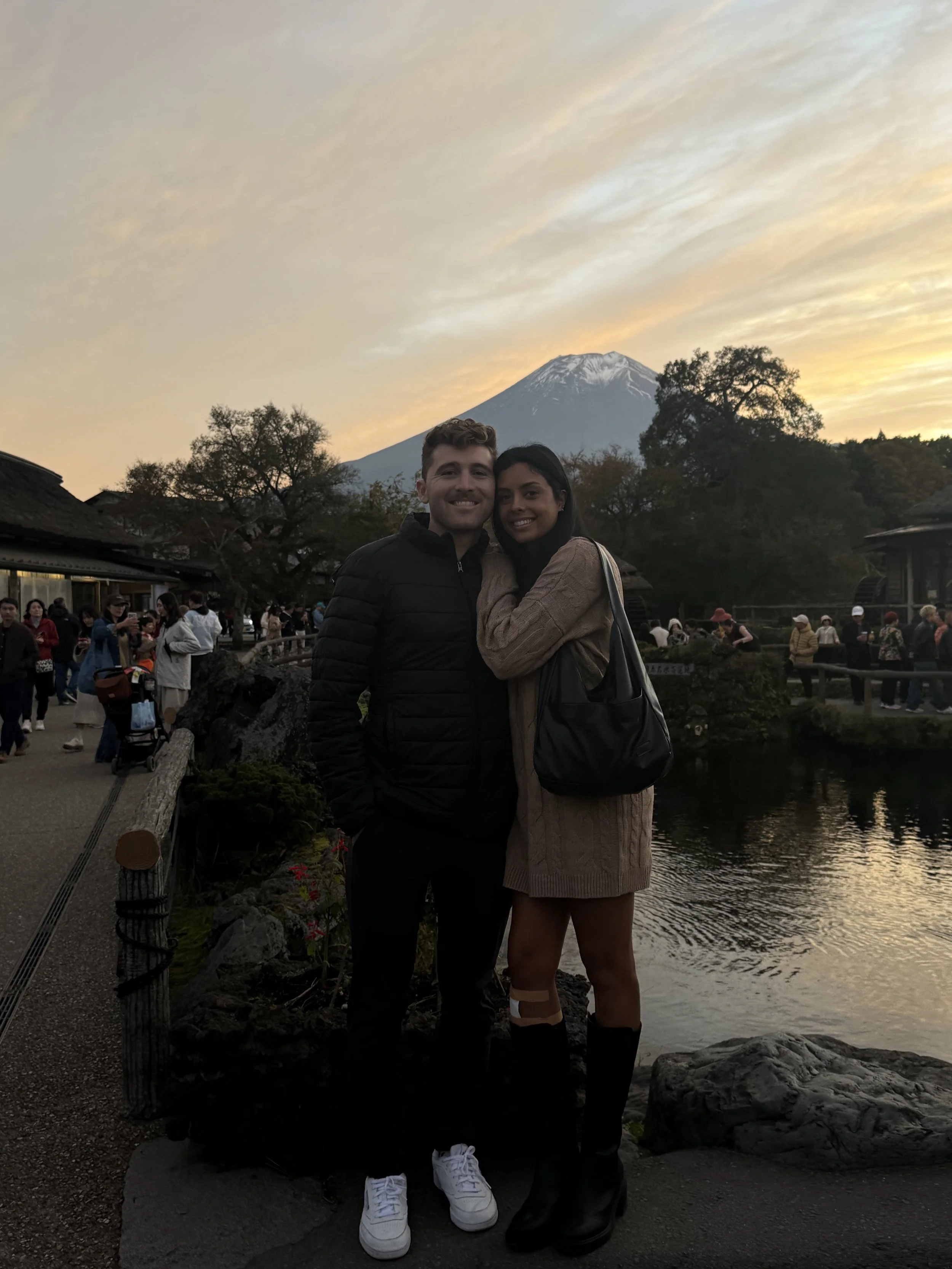 At Mount Fuji in Japan