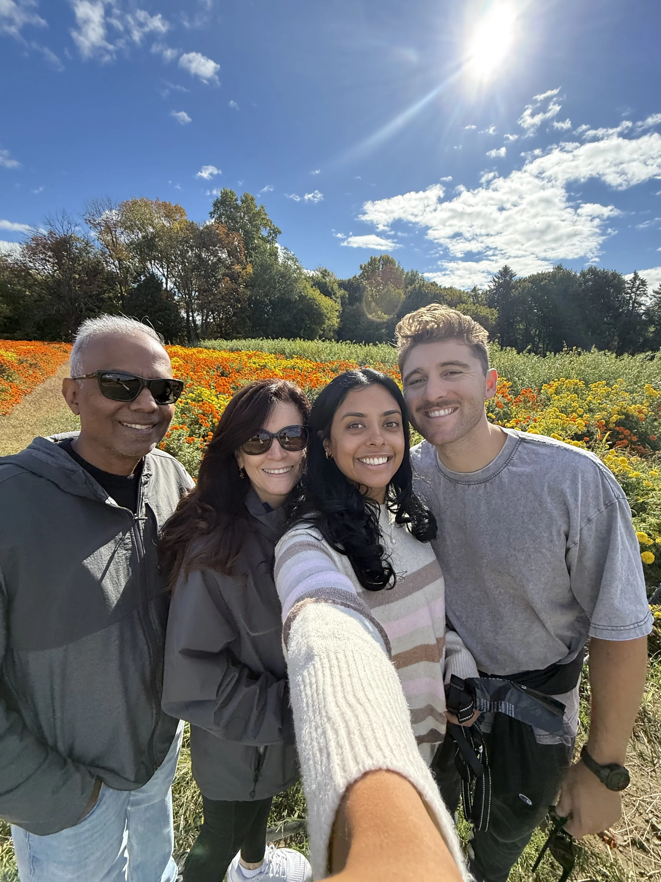 Walk with Christina's parents in Rochester