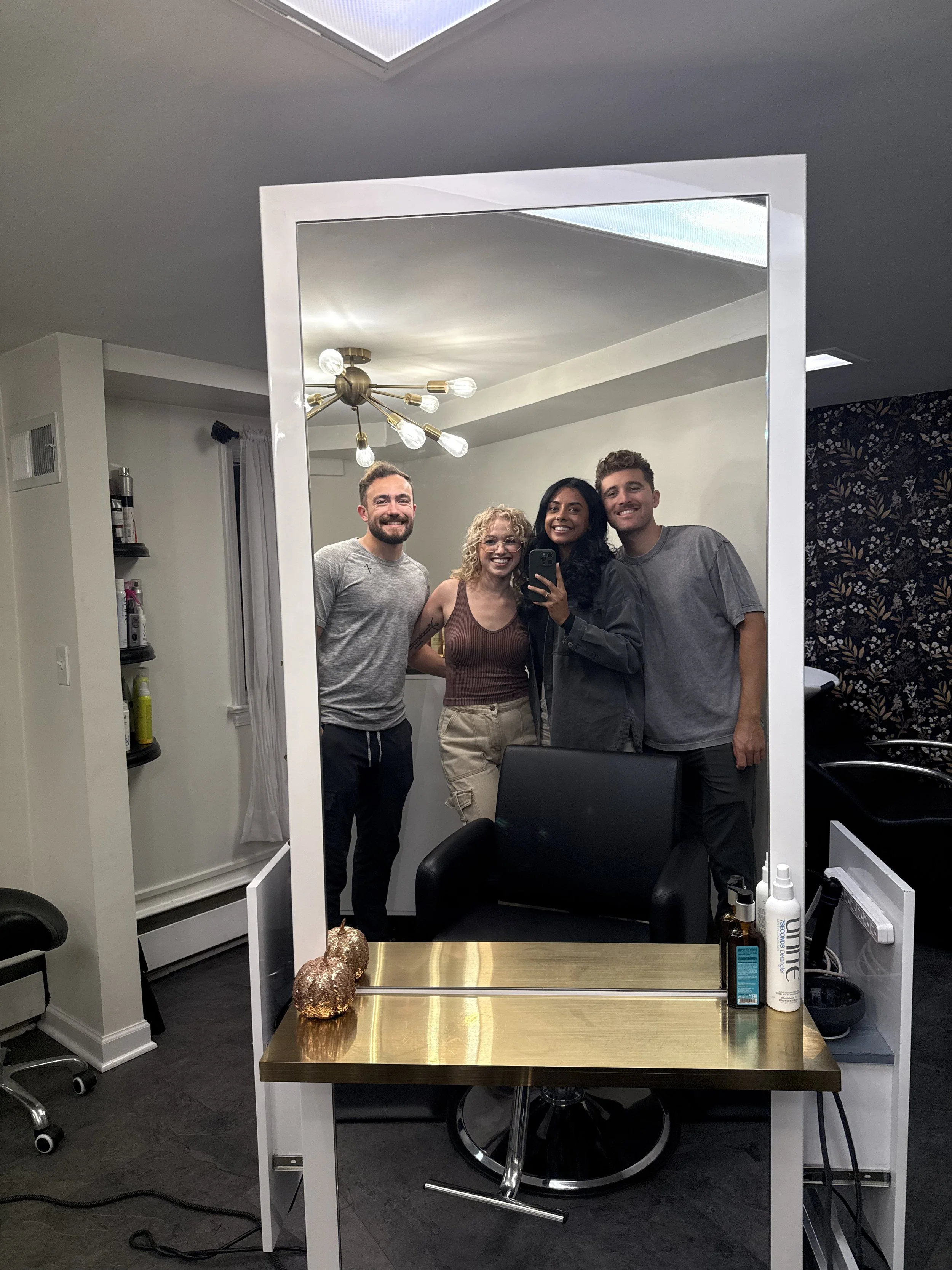 Double date/haircut hangout with our faves, Samantha & Erik, in Rochester