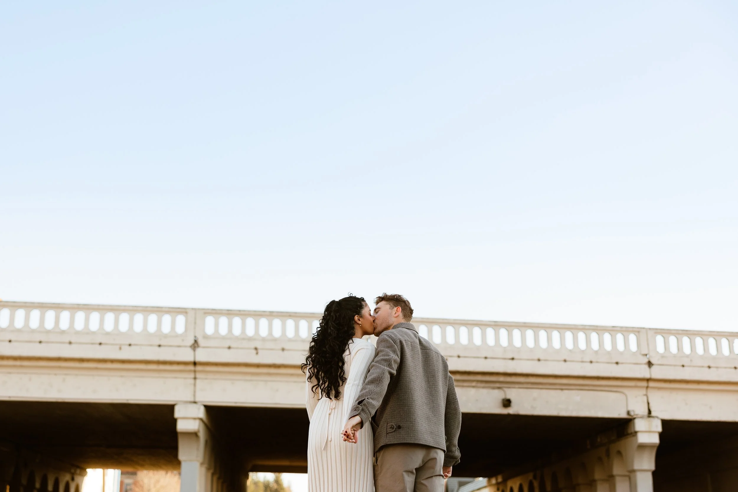 Engagement photos in Spokane, WA during our house-hunting trip