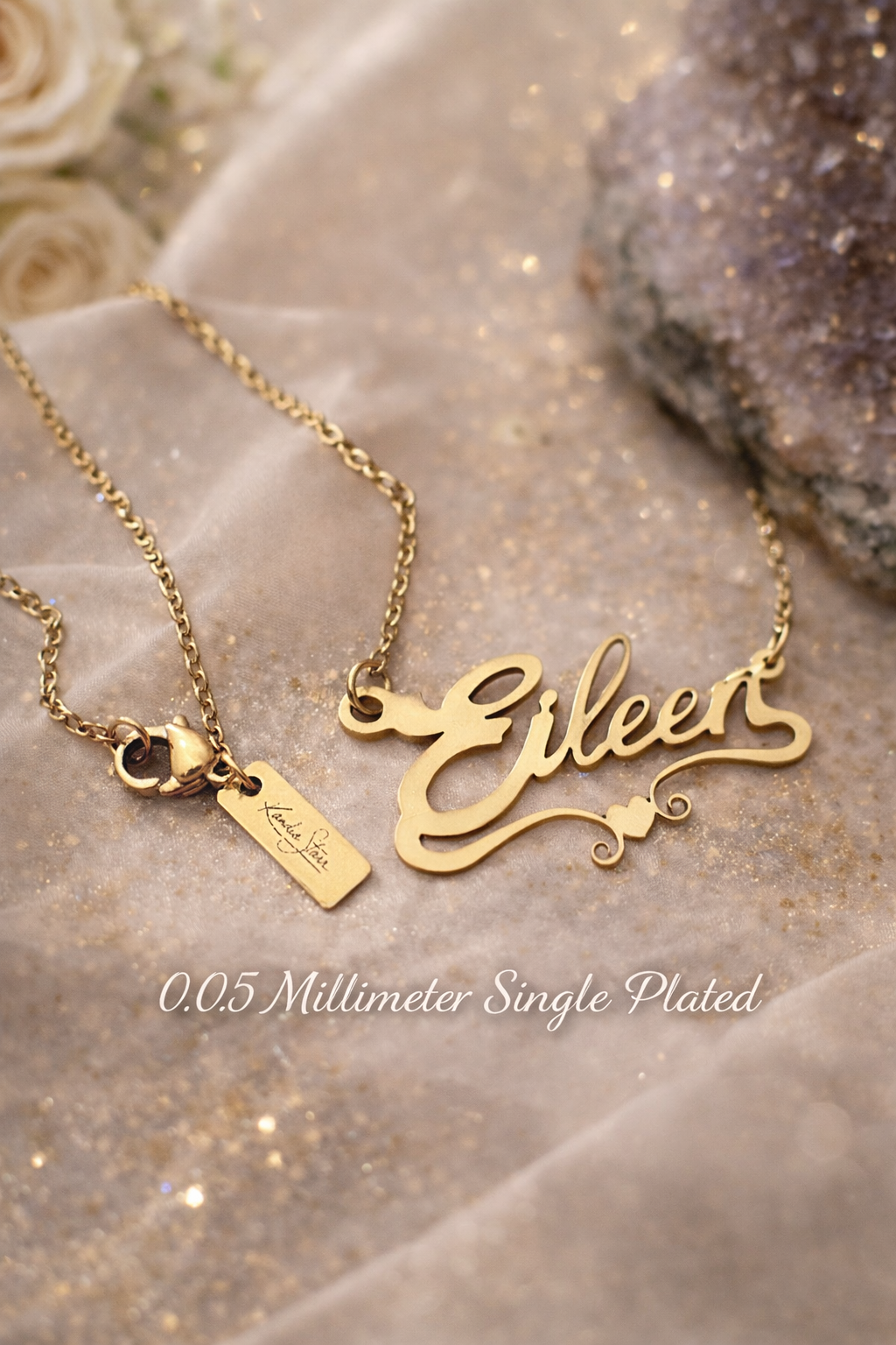 CUSTOM LASER CUT NAME PLATE .05MM (SINGLE PLATE