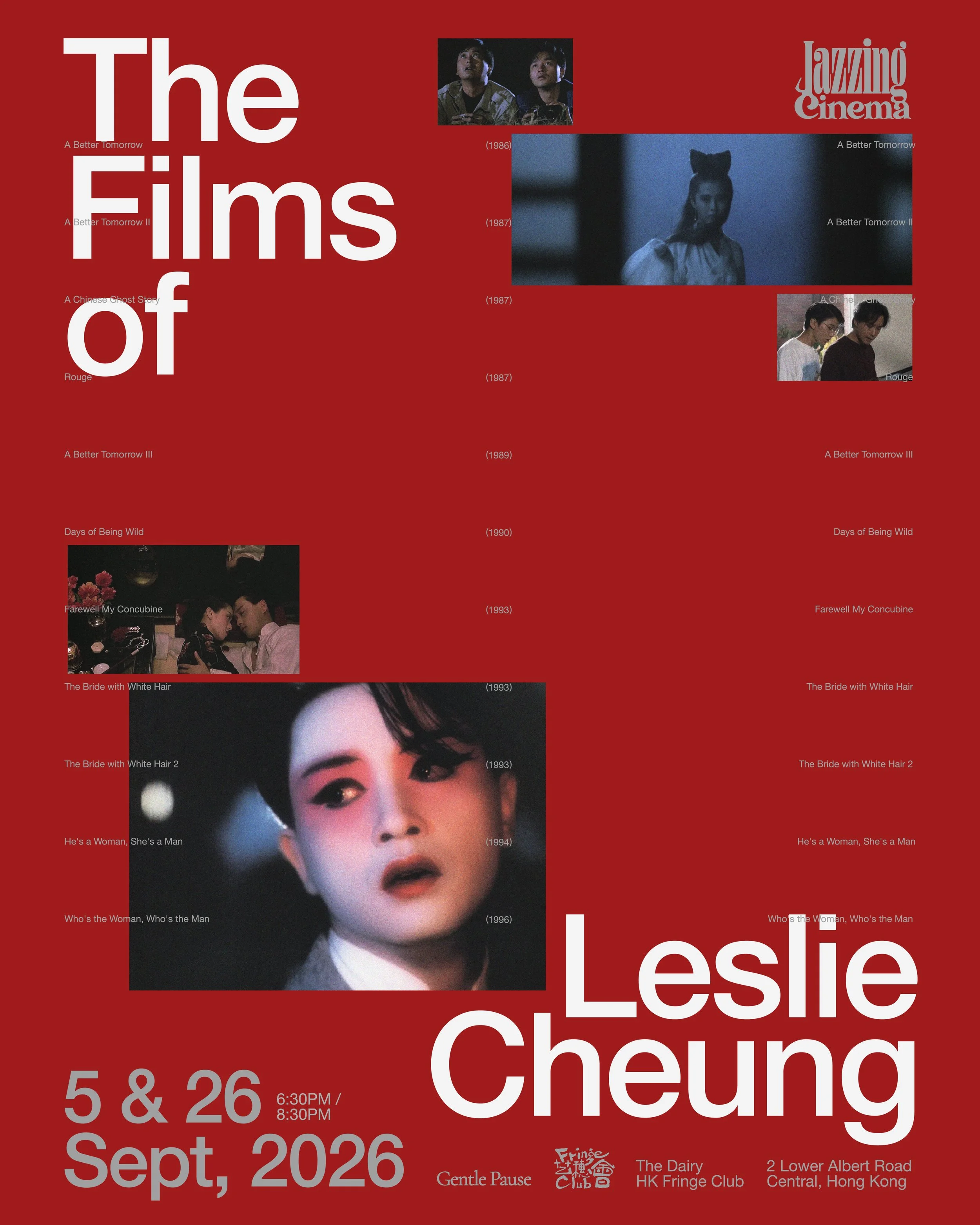 Jazzing Cinema: The Films of Leslie Cheung