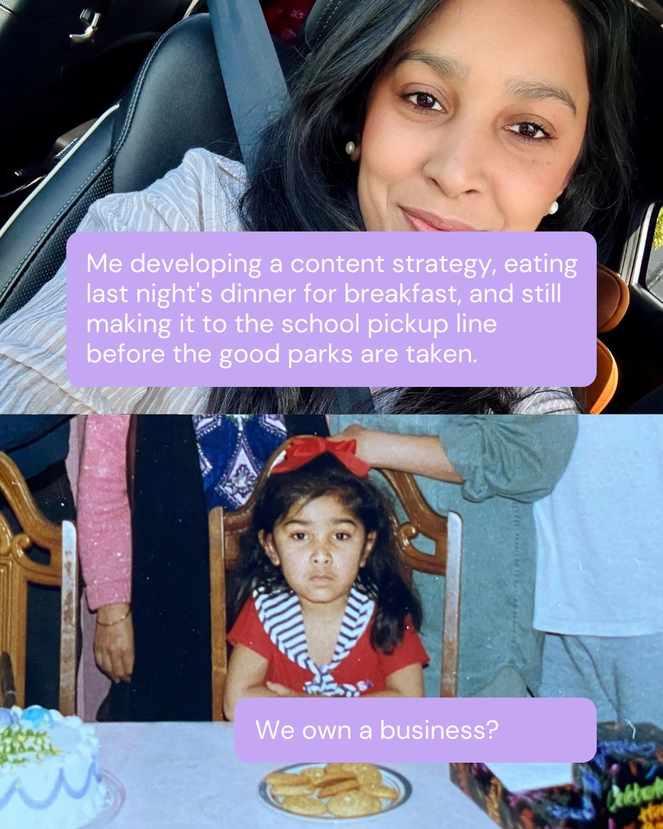 All without missing a DM. 

Nobody told me that &ldquo;running your own business &rdquo; would mean having the most demanding boss I&rsquo;ve ever had.

She expects me to be strategic AND creative AND do the admin AND send the invoices AND show up on