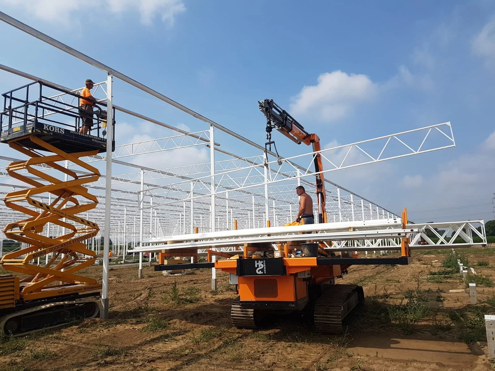 De Legoma Kraanrups op de tuin