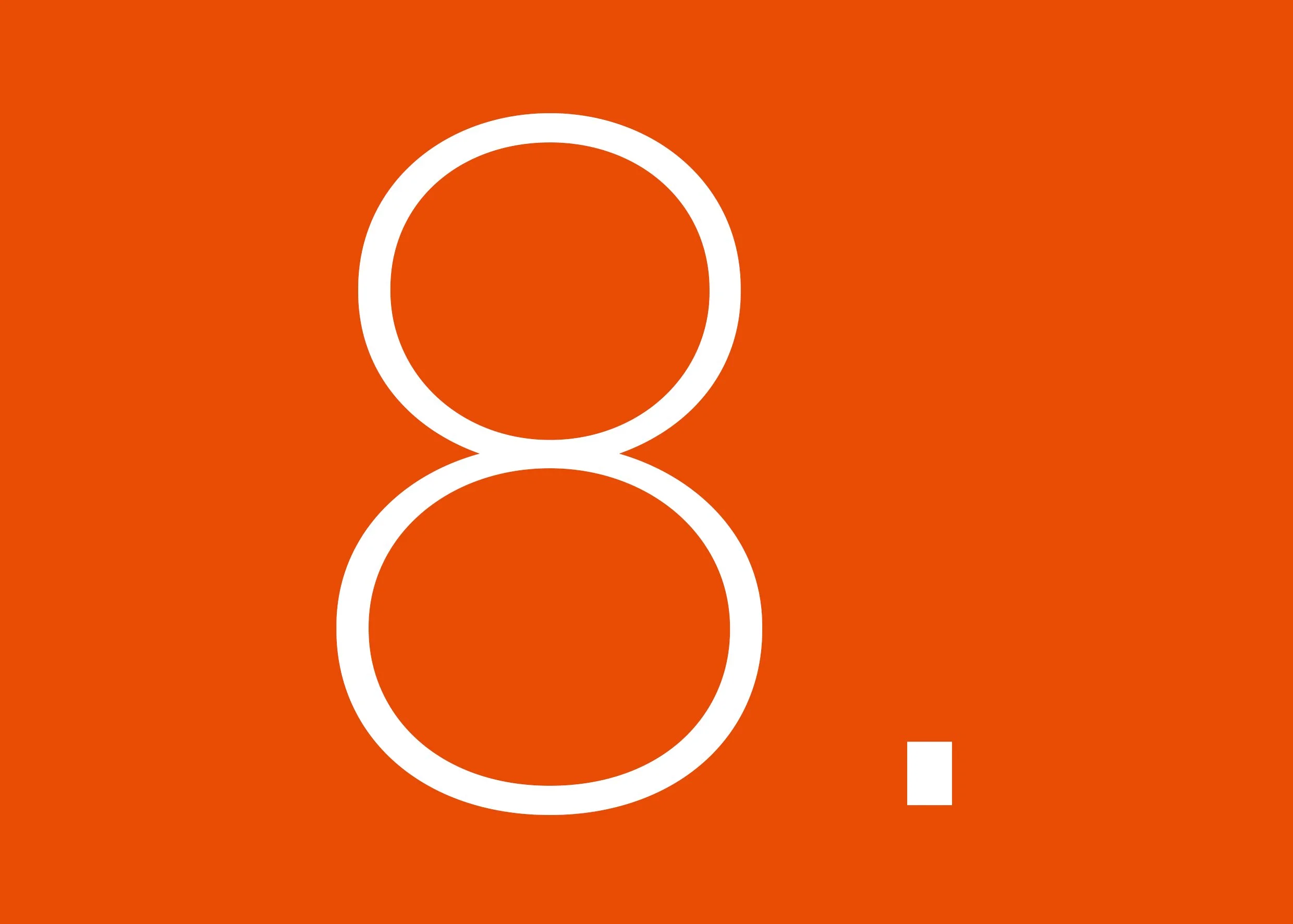 Symbol eines Personenausweises auf orangem Hintergrund, mit einer weißen Figur und der Nummer 1.