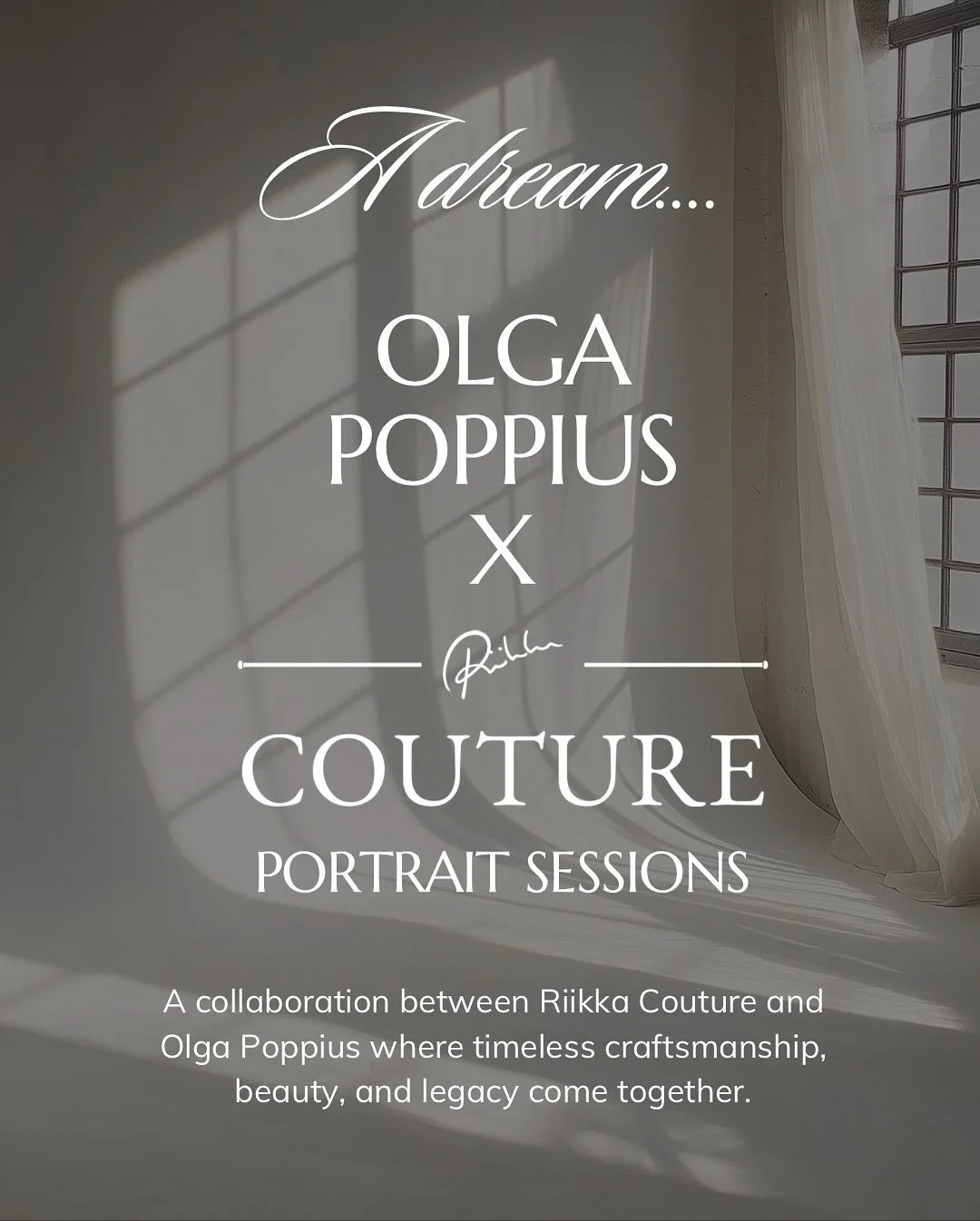 A DREAM COLLABORATION 

We dreamed about this collaboration five years ago, and now everything has finally come together.

In an age of AI images and endless scrolling, we wanted to bring back what is real, the art of portraiture that is handcrafted,